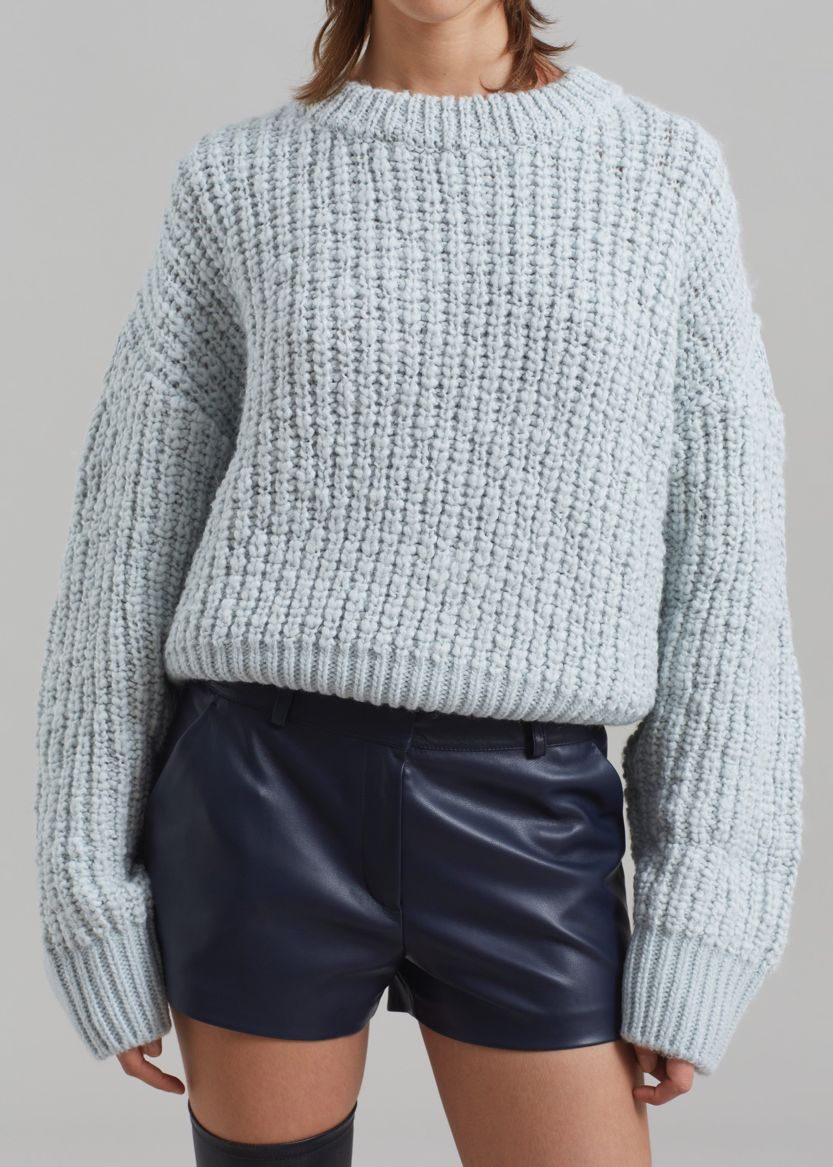 Amomento Alpaca Crop Pullover - Mint sold by Frankie Shop product image thumbnail 2