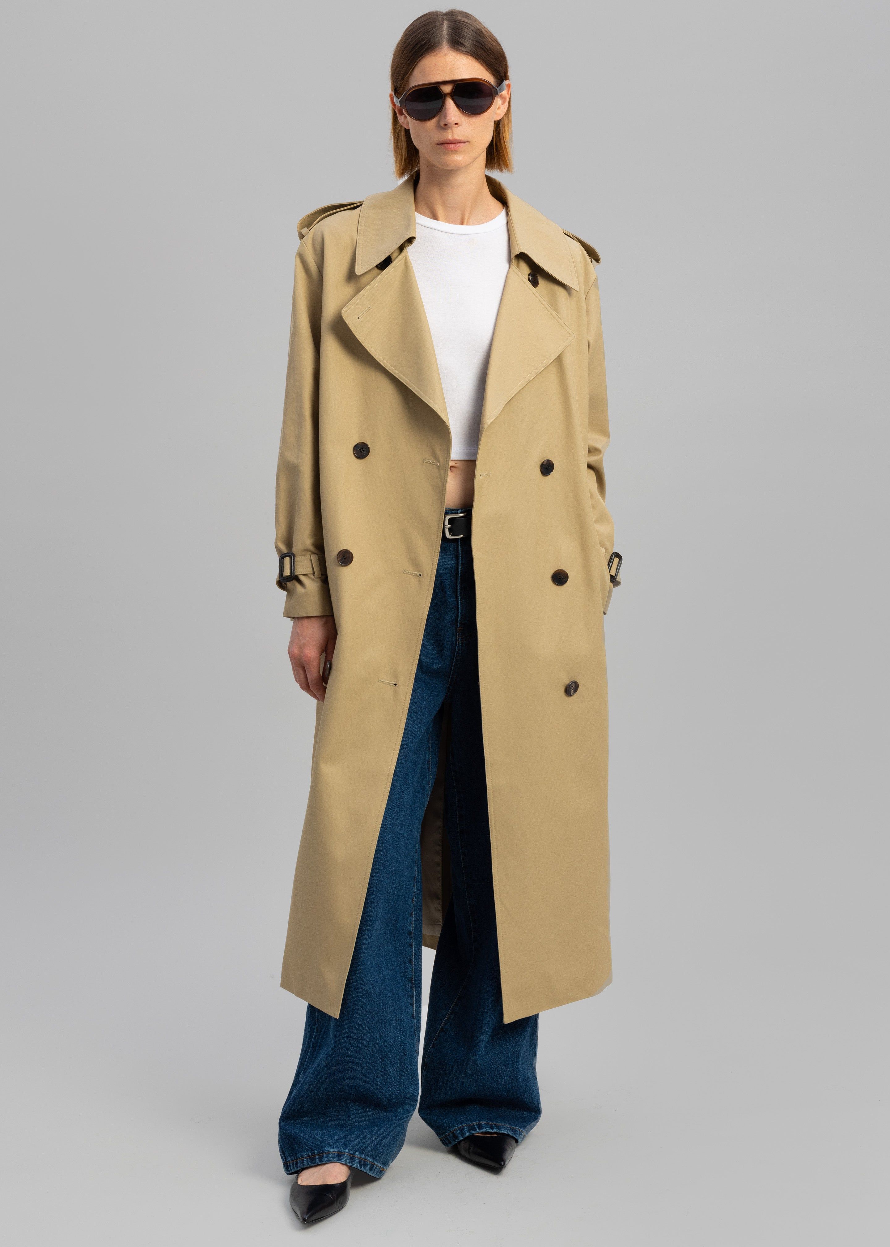 Rosanna Trench Coat - Beige sold by Frankie Shop
