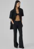 Maisie Bootcut Pants - Black sold by Frankie Shop
