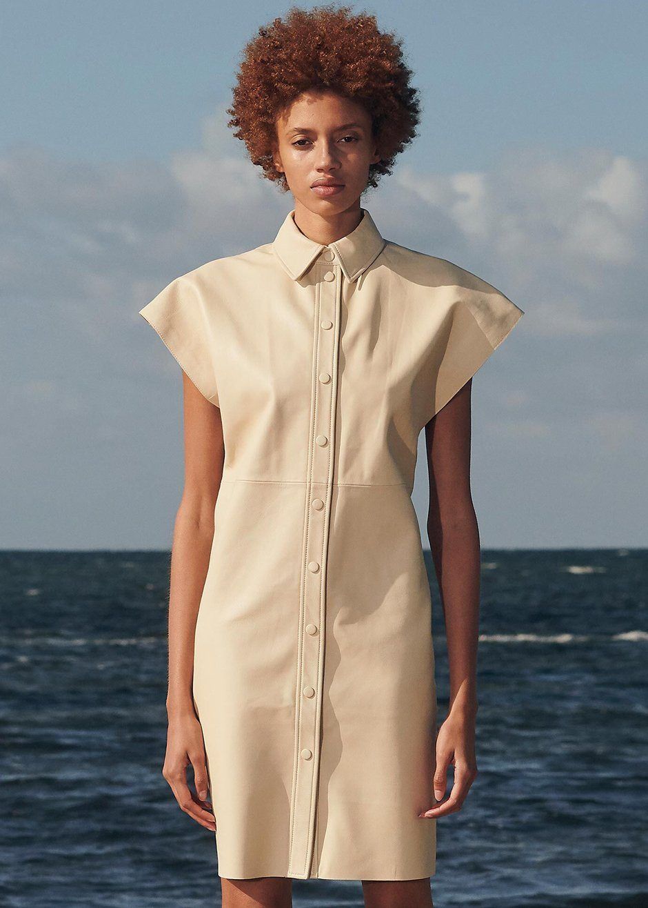 Samsøe & Samsøe Ariah Dress - Brown Rice sold by Frankie Shop product image thumbnail 3