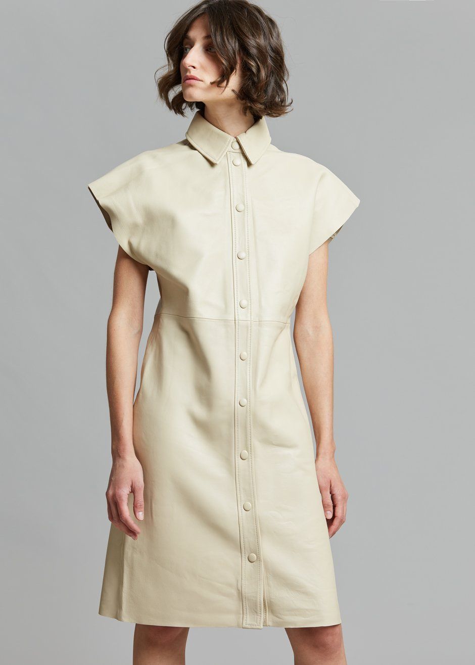 Samsøe & Samsøe Ariah Dress - Brown Rice sold by Frankie Shop