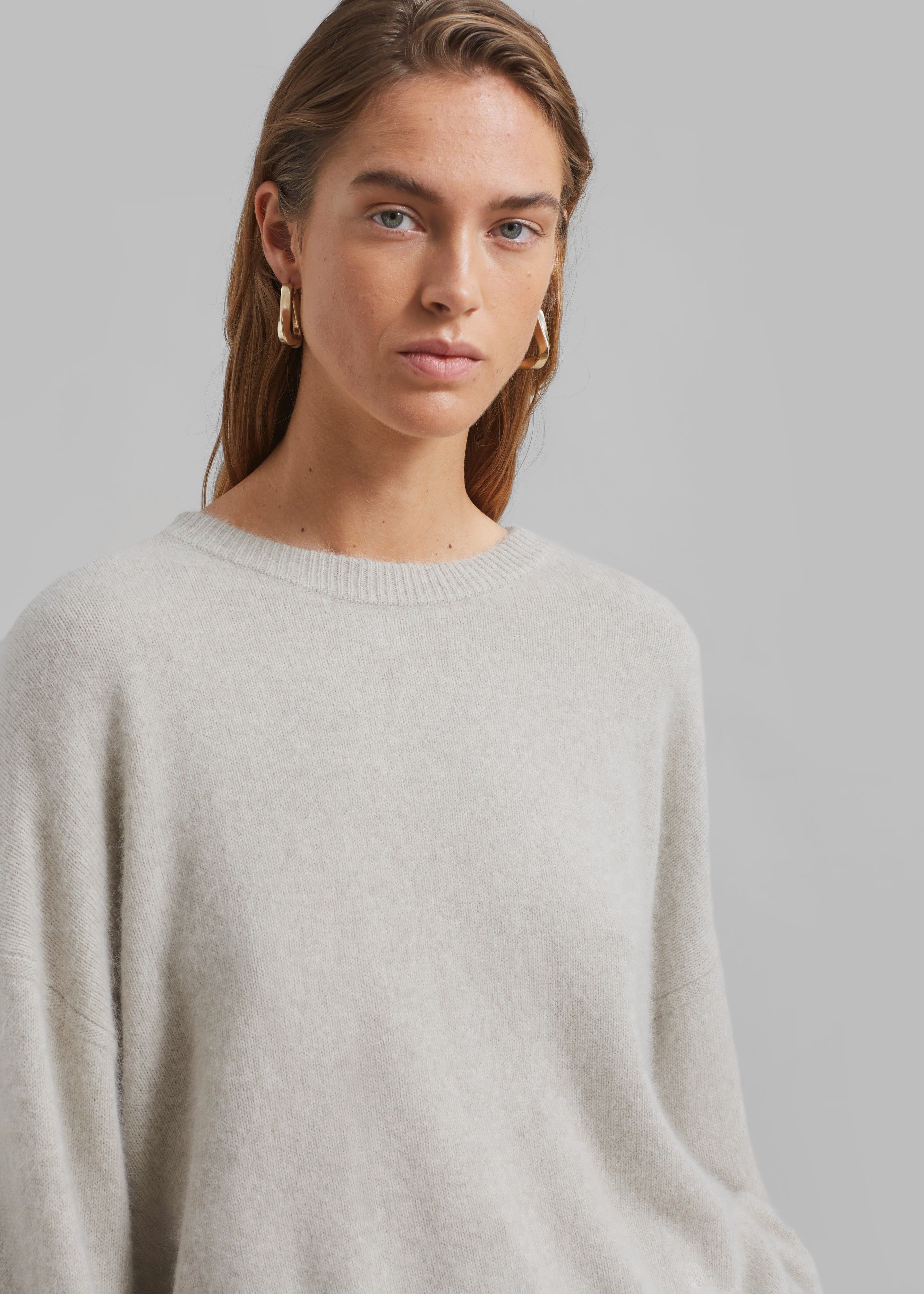 Loulou Studio Galli Oversized Sweater - Stone sold by Frankie Shop product image thumbnail 4