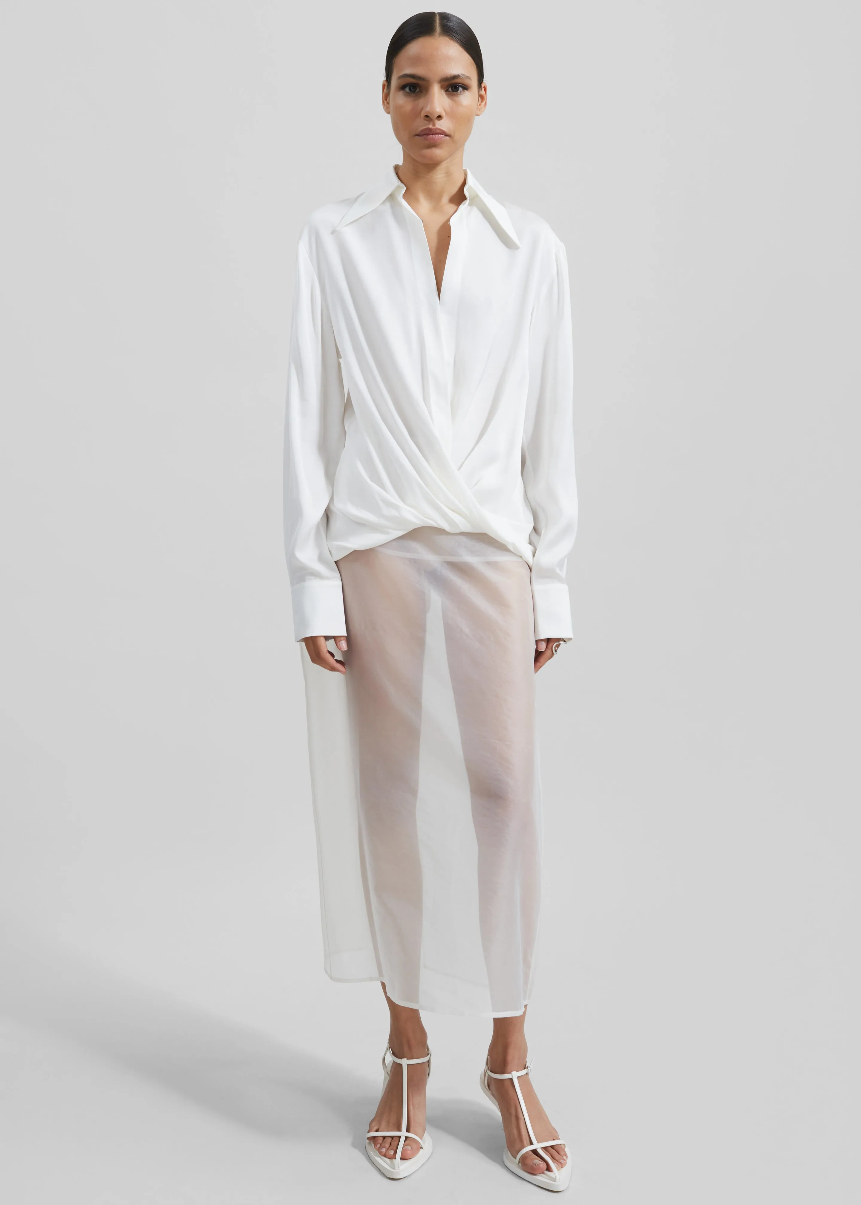 Beaufille Lewis Blouse - Pearl sold by Frankie Shop product image thumbnail 5