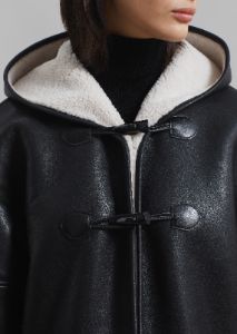 Laurie Faux Leather Jacket - Black sold by Frankie Shop