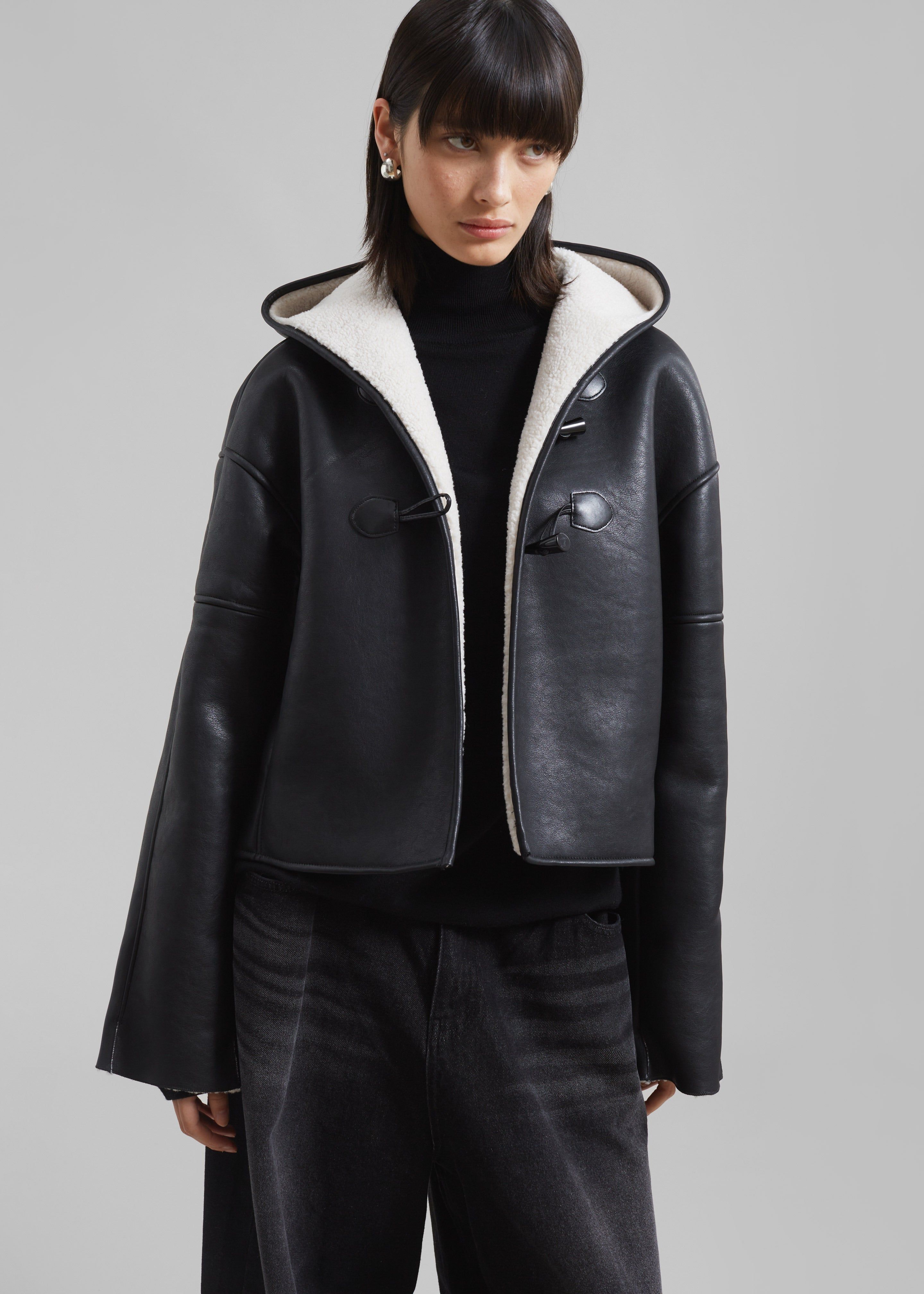 Laurie Faux Leather Jacket - Black sold by Frankie Shop product image thumbnail 5