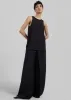 Merit Front Slit Pants - Black sold by Frankie Shop