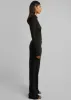 Christopher Esber Trochiatide Long Sleeve Clean Top - Black sold by Frankie Shop