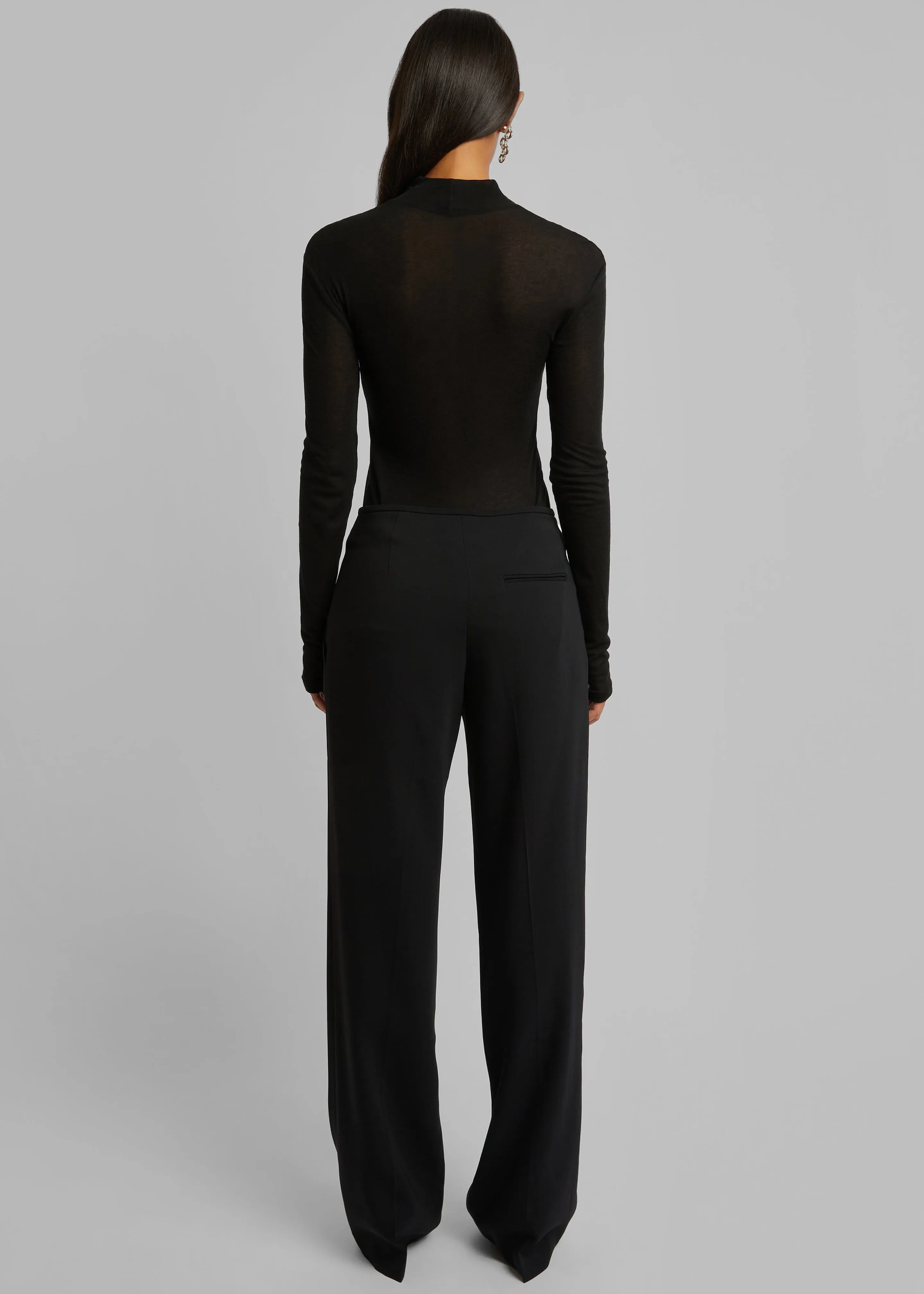 Christopher Esber Trochiatide Long Sleeve Clean Top - Black sold by Frankie Shop product image thumbnail 4