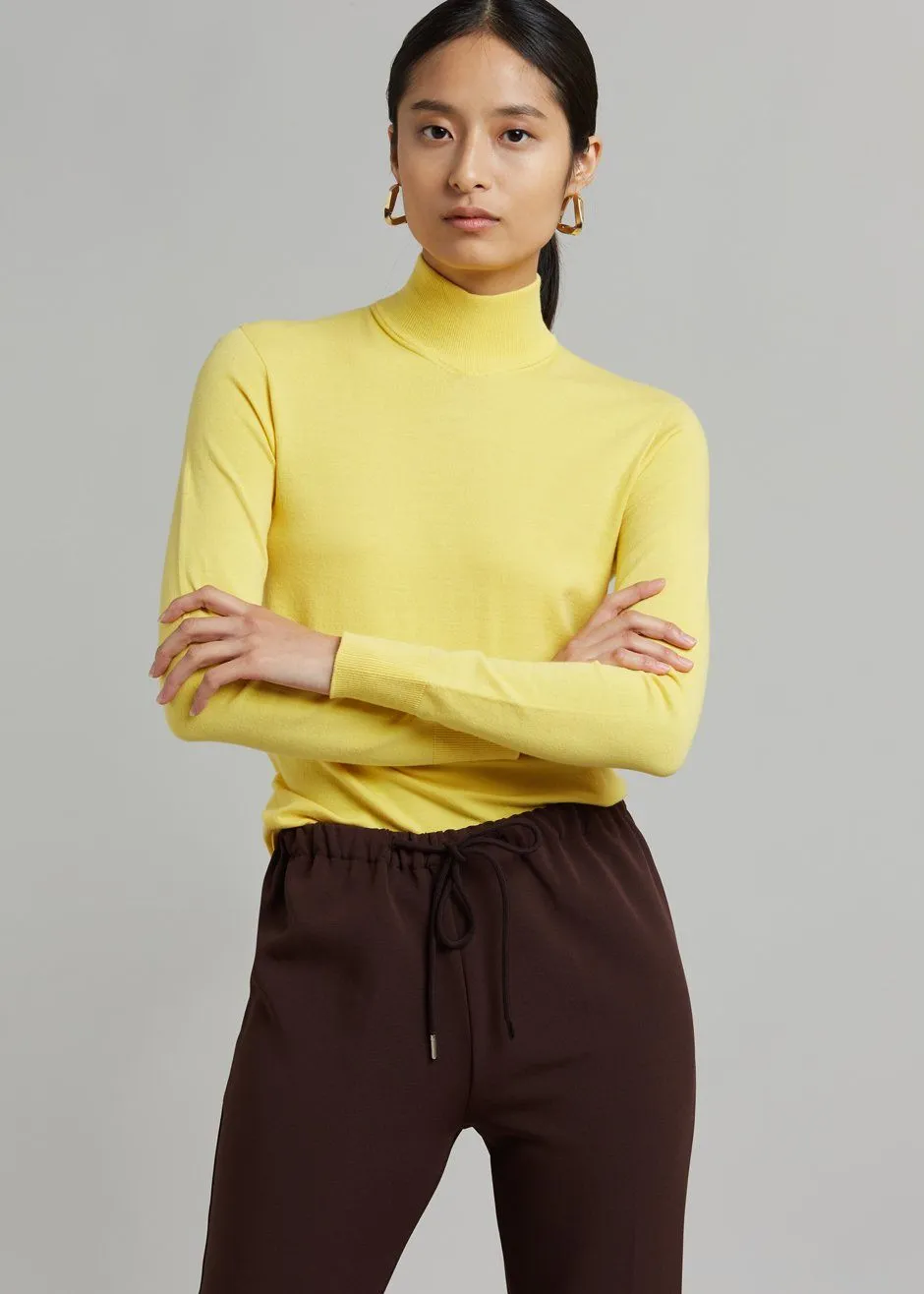 Verona Knit Turtleneck - Lemon sold by Frankie Shop product image thumbnail 3