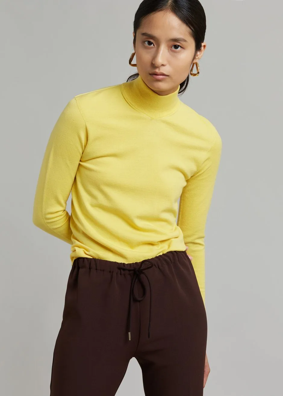 Verona Knit Turtleneck - Lemon sold by Frankie Shop product image thumbnail 5