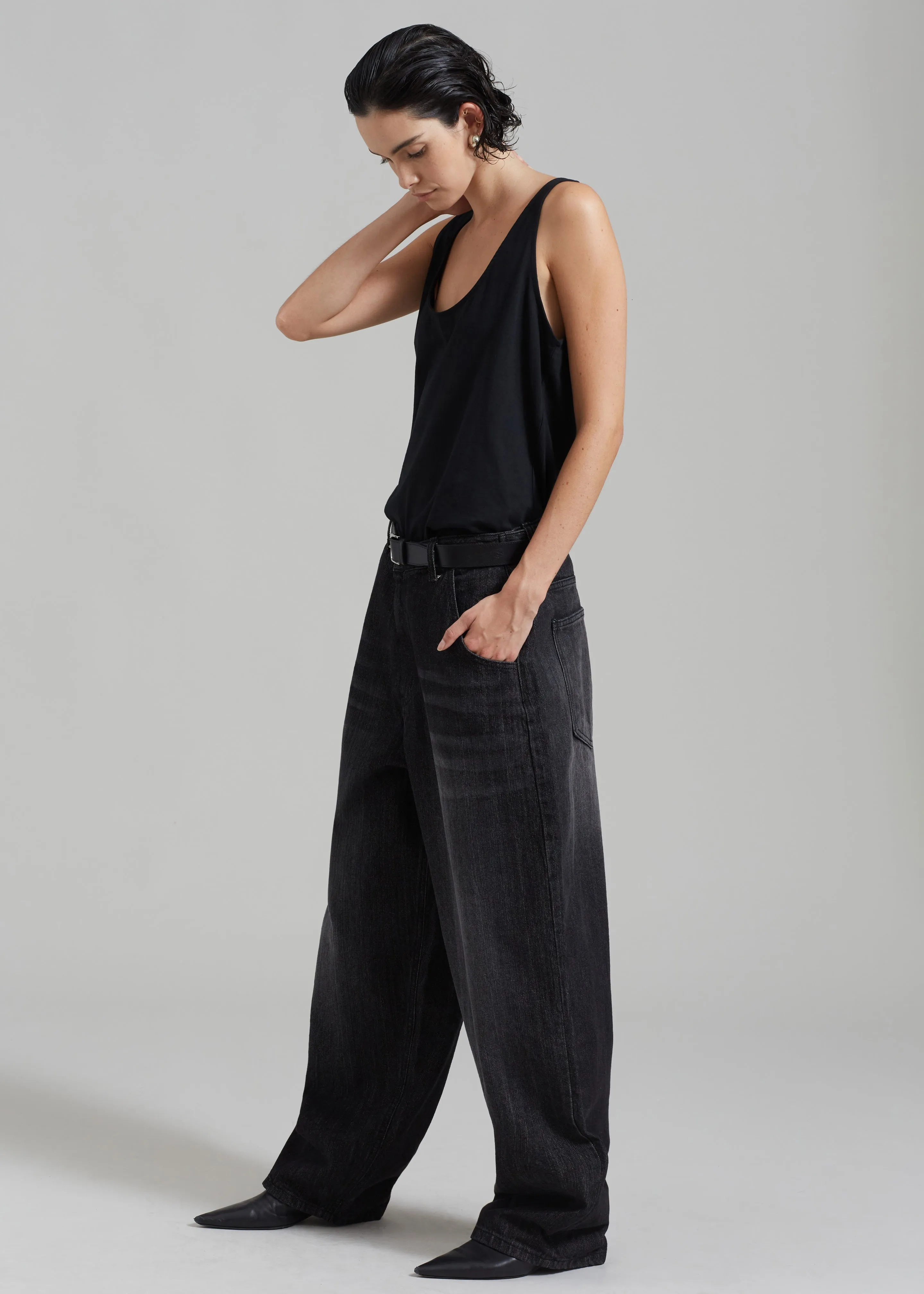 Charleston Oversized Jeans - Grey sold by Frankie Shop product image thumbnail 4