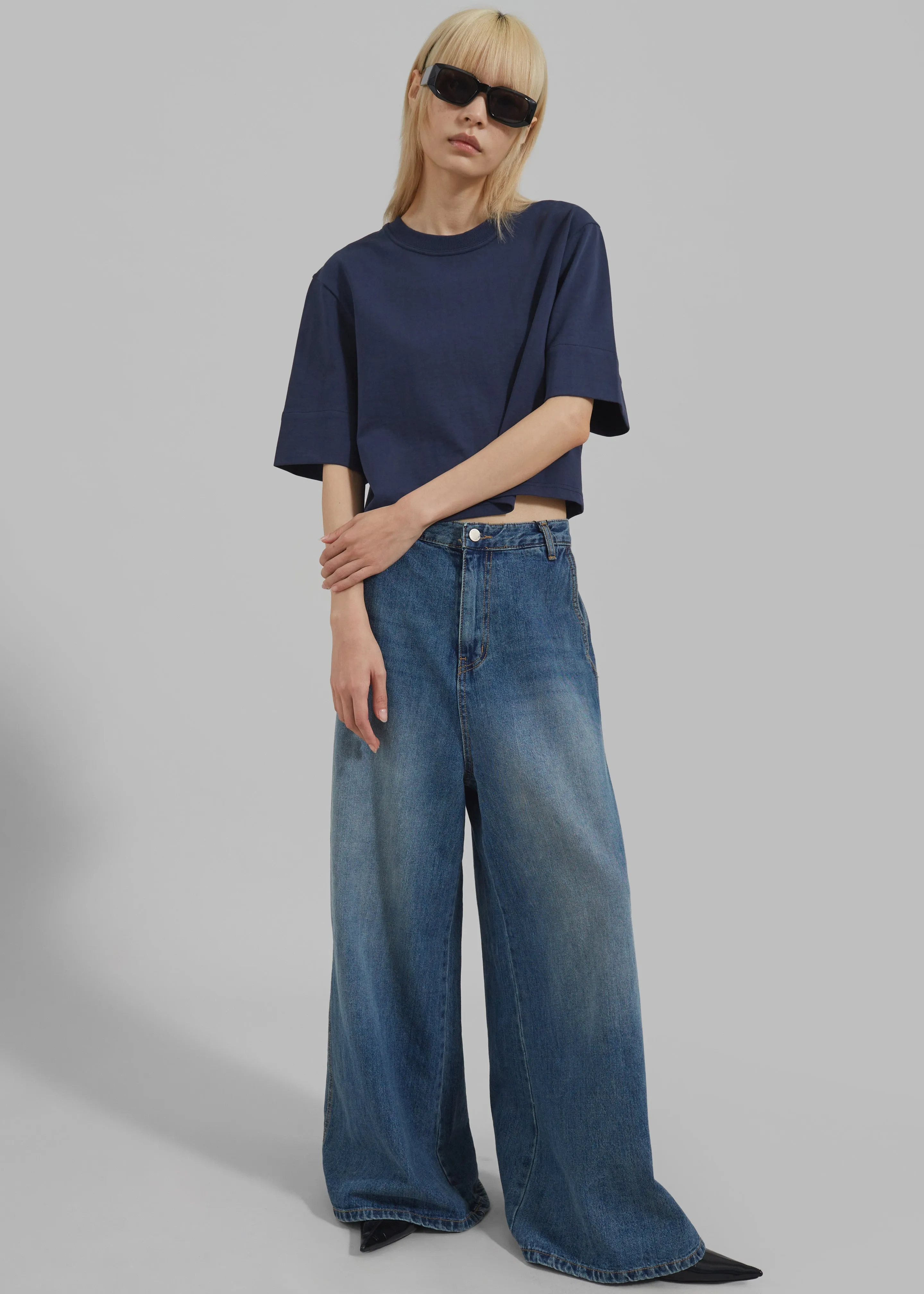 Eve Wide Leg Jeans - Medium Wash sold by Frankie Shop product image thumbnail 3