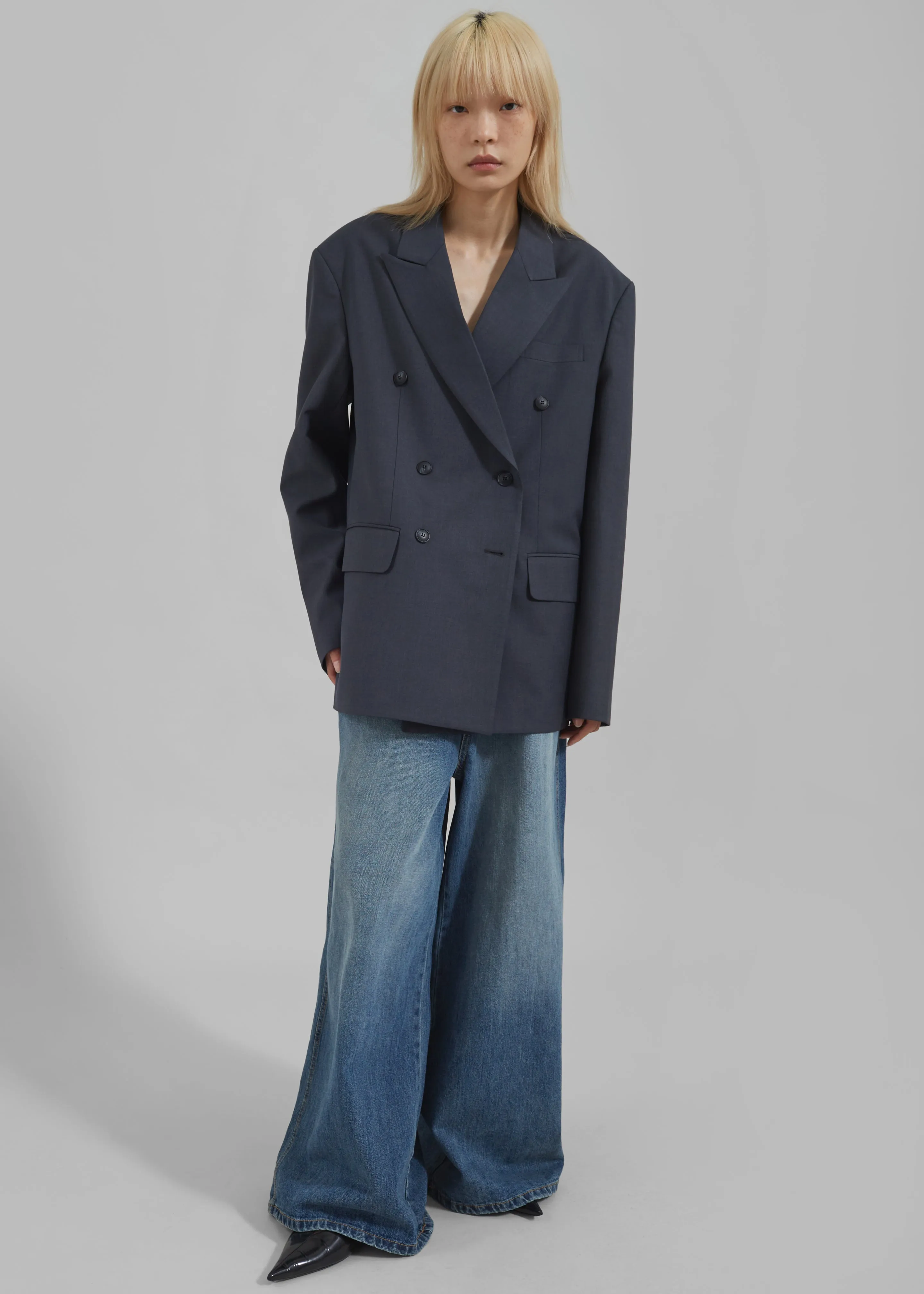 Eve Wide Leg Jeans - Medium Wash sold by Frankie Shop product image thumbnail 5