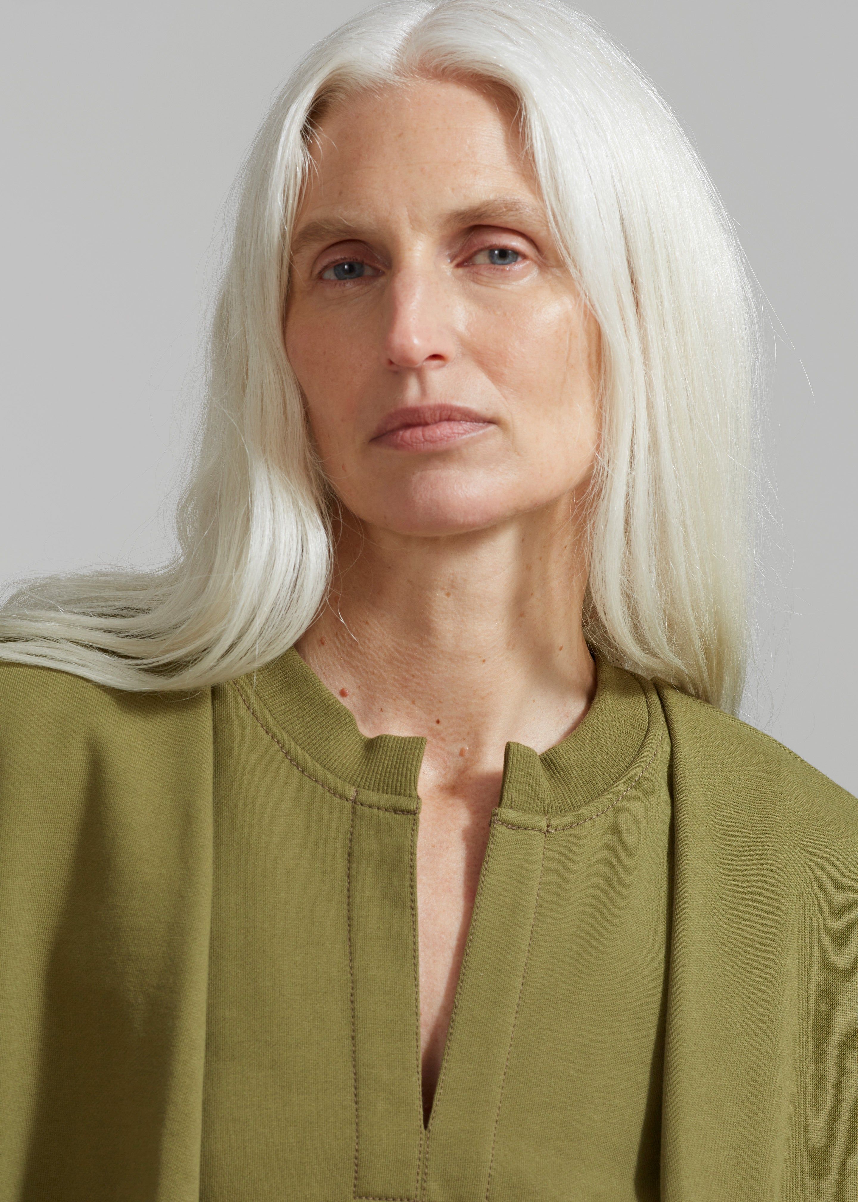 3.1 Phillip Lim Sleeveless French Terry Top - Olive sold by Frankie Shop product image thumbnail 7