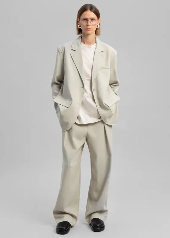 Lori Wide Pants - Grey sold by Frankie Shop