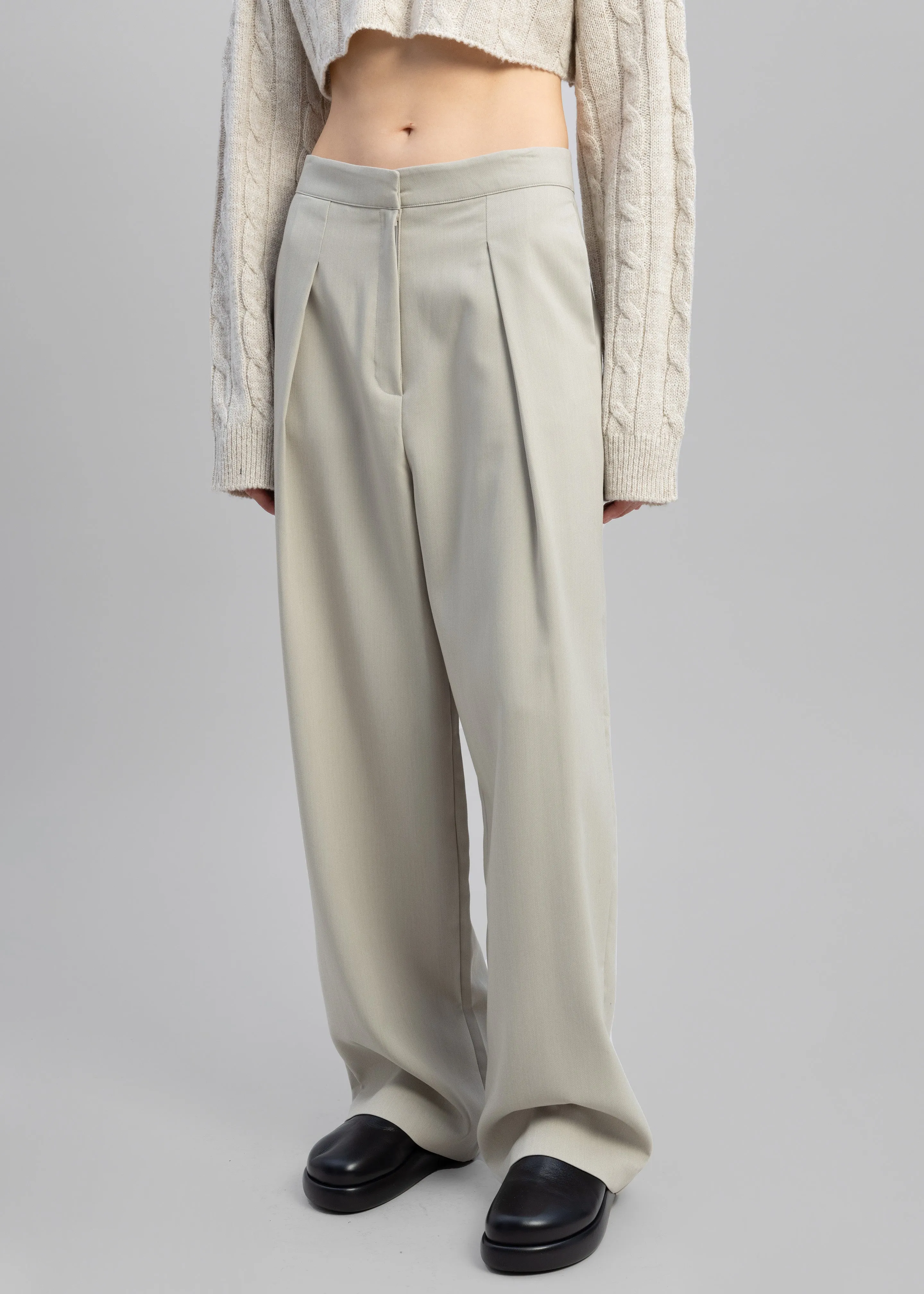 Lori Wide Pants - Grey sold by Frankie Shop product image thumbnail 5