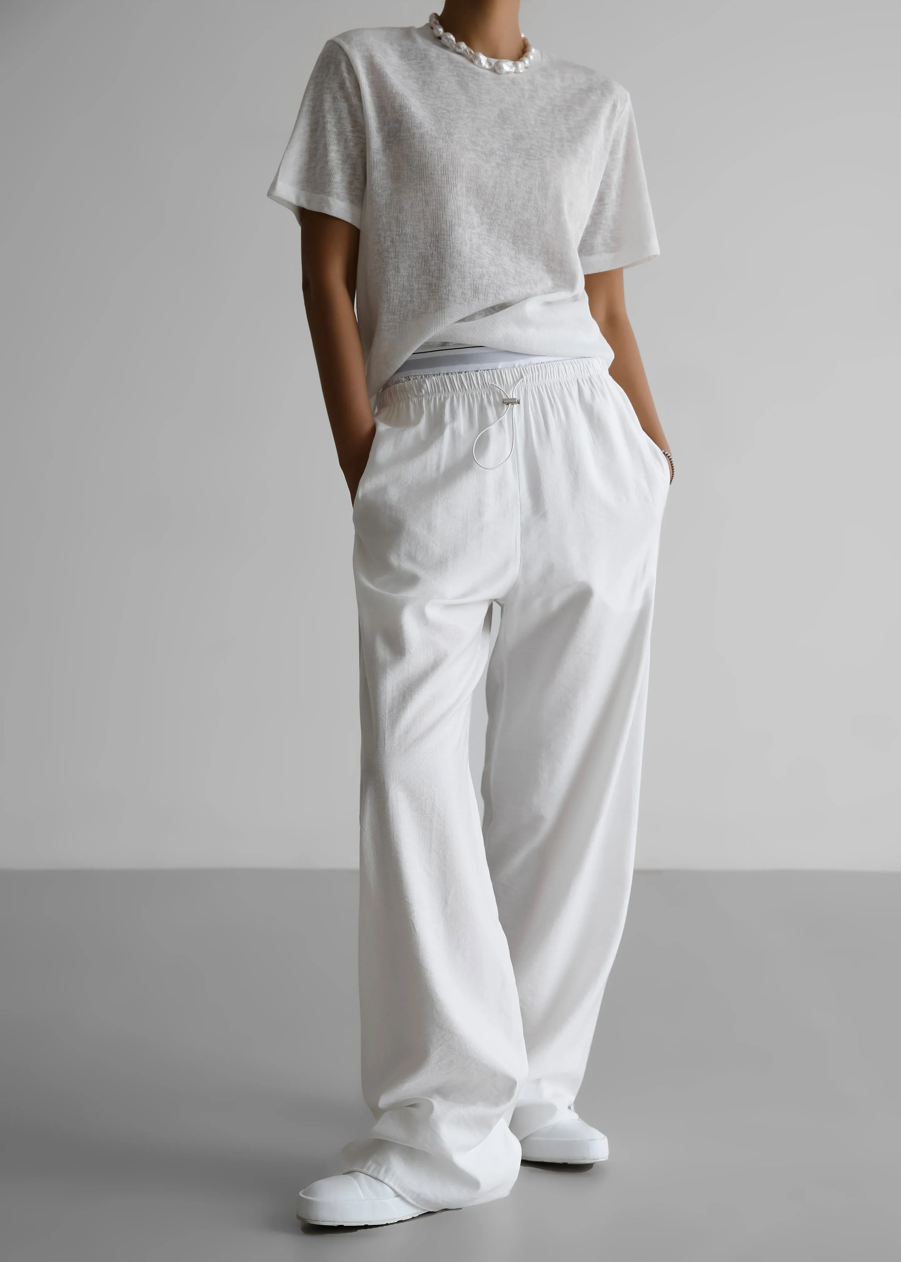 Callie Pants - White sold by Frankie Shop product image thumbnail 5