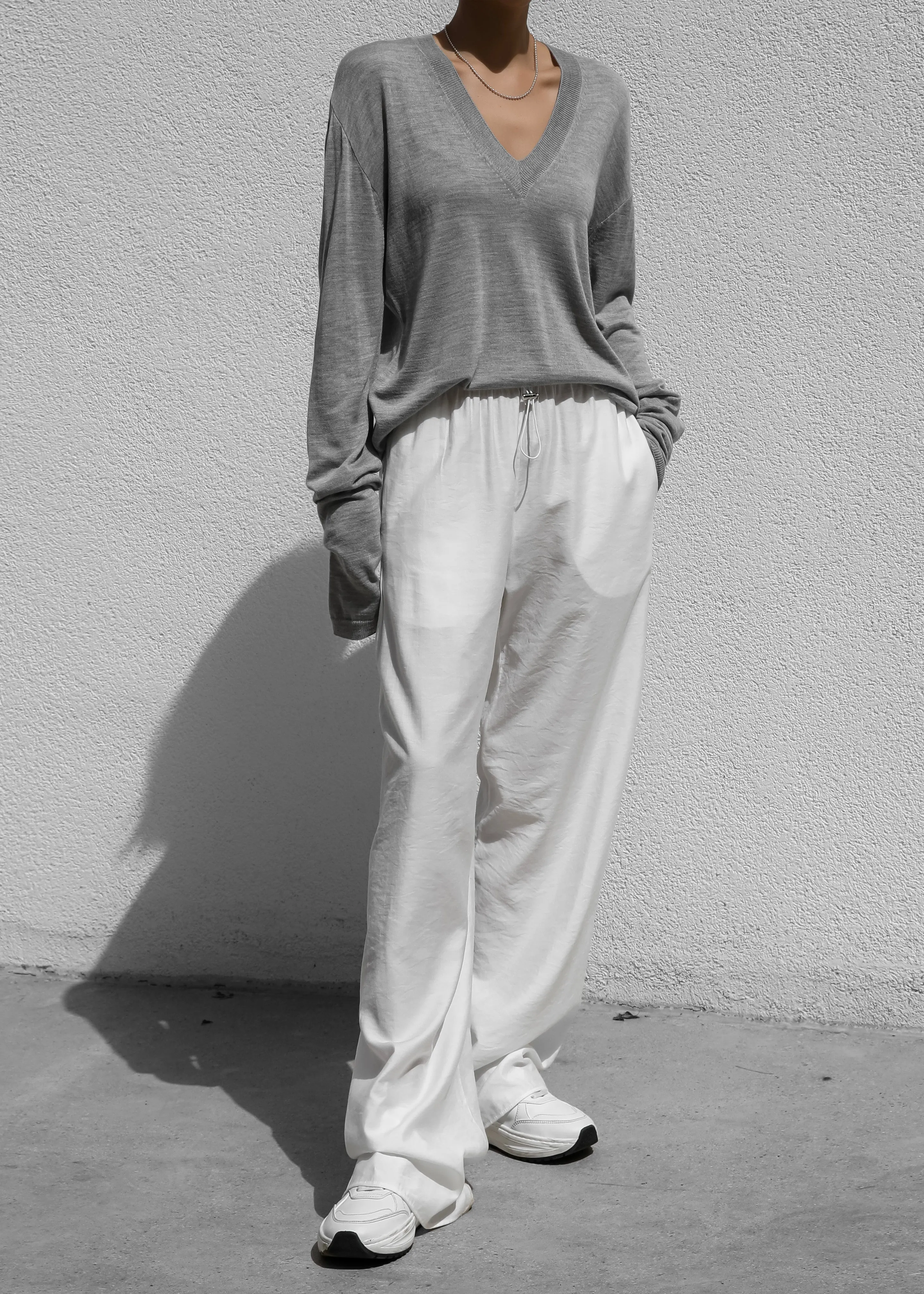 Callie Pants - White sold by Frankie Shop