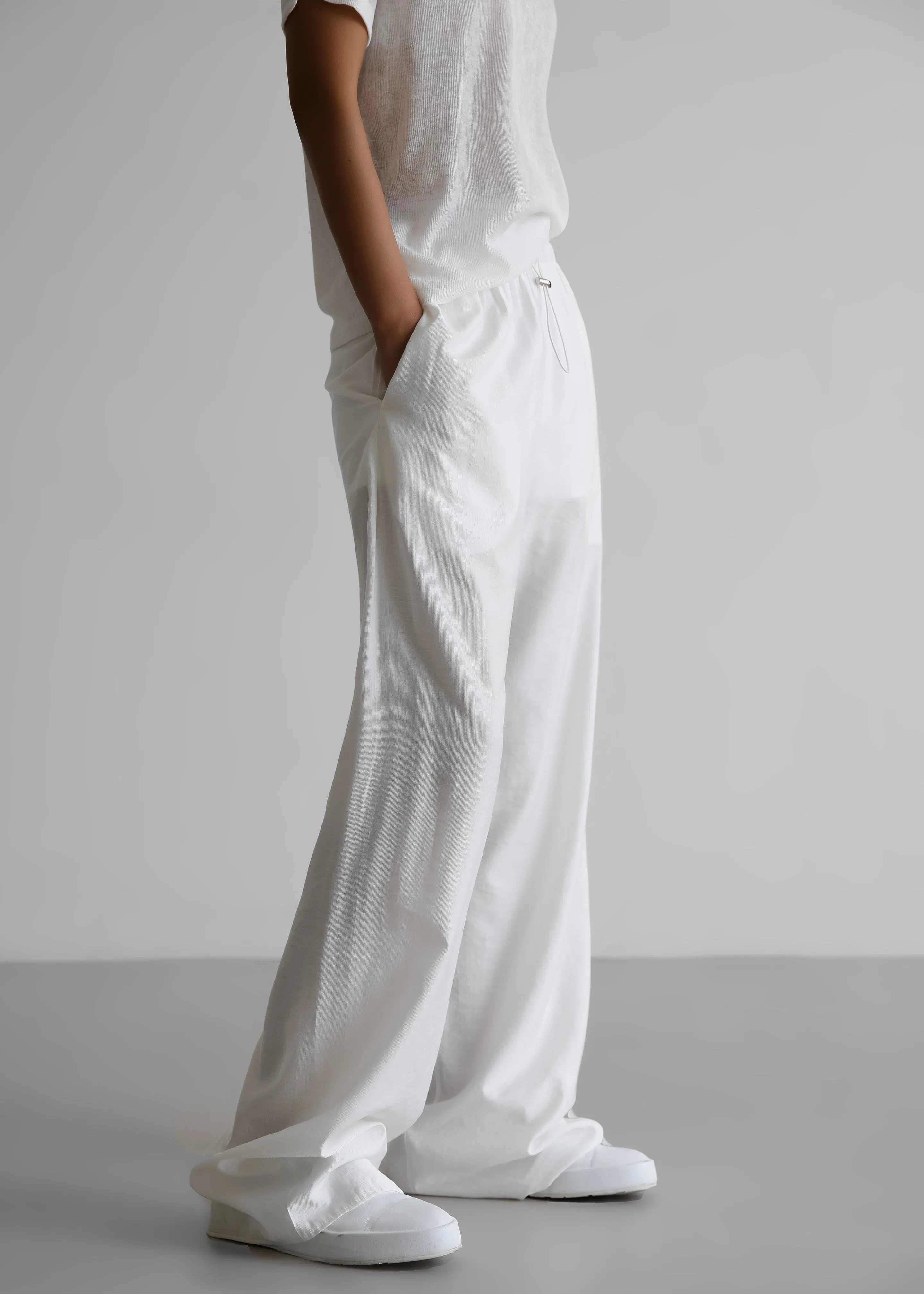 Callie Pants - White sold by Frankie Shop product image thumbnail 2