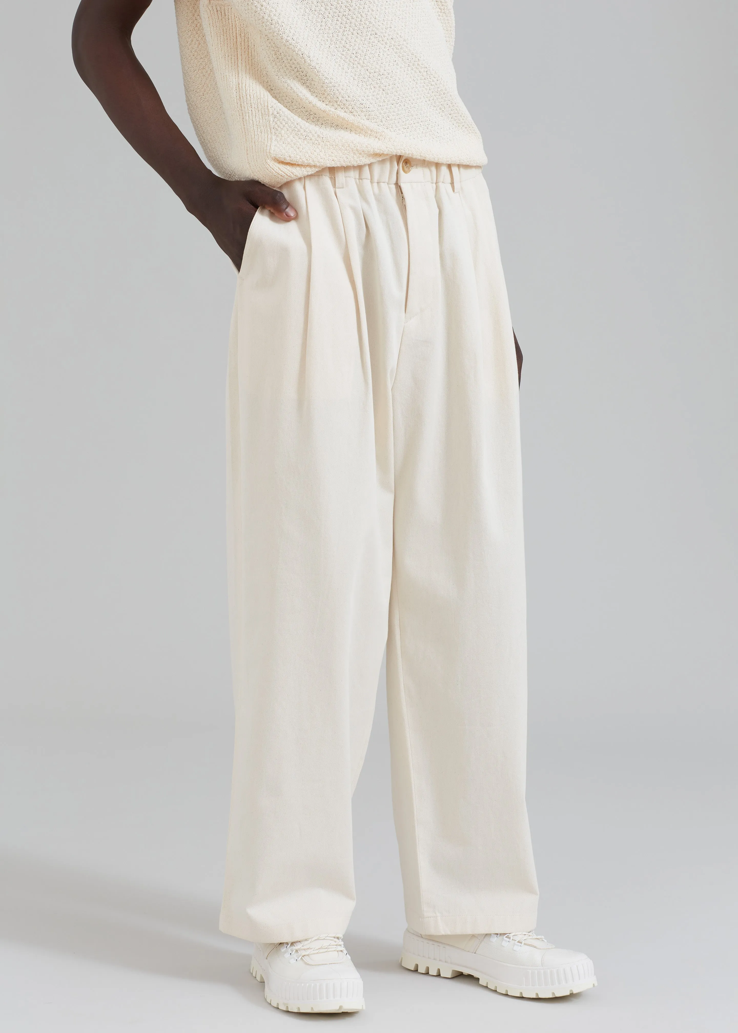 Charlie Pants - Cream sold by Frankie Shop product image thumbnail 5