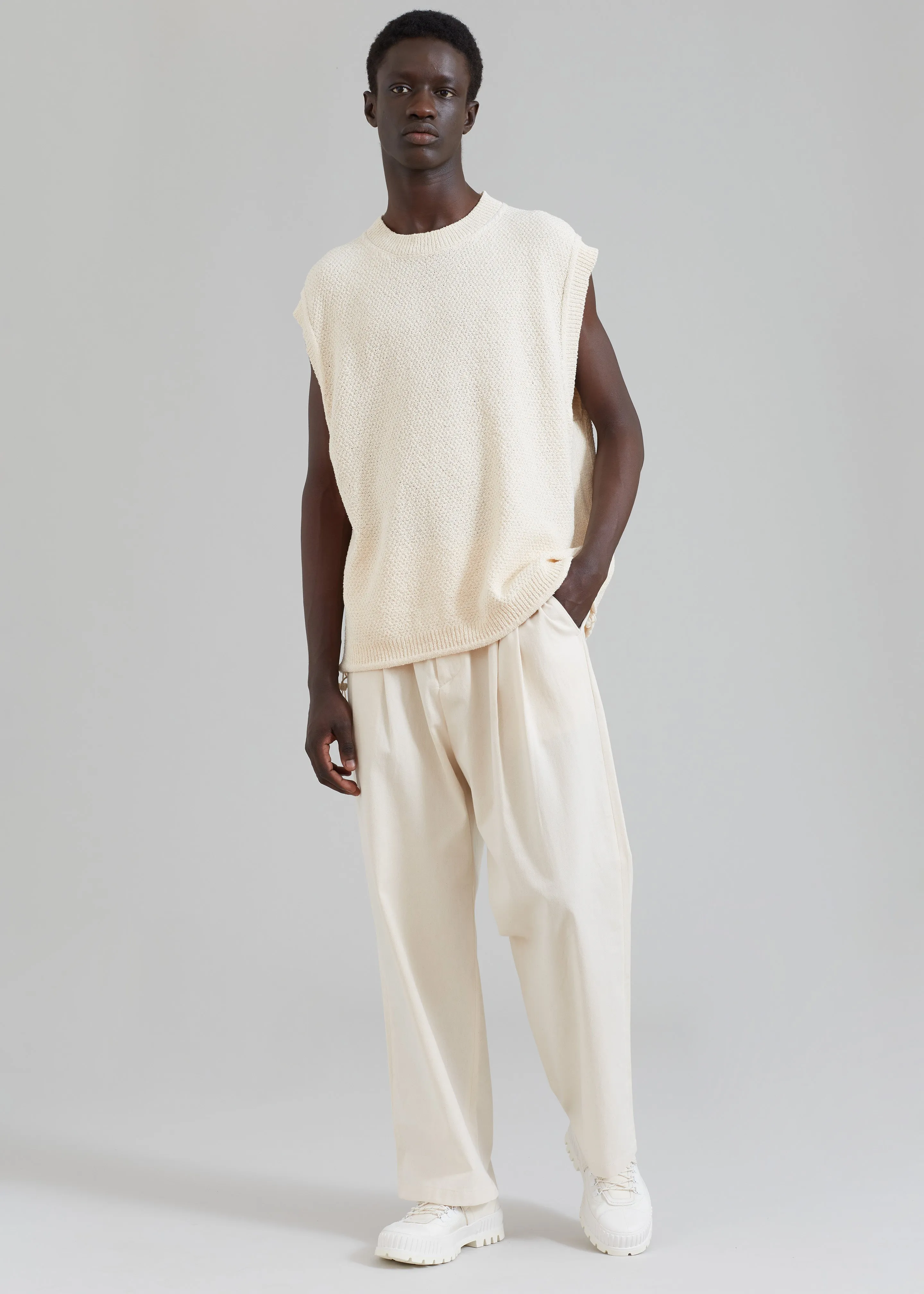 Charlie Pants - Cream sold by Frankie Shop