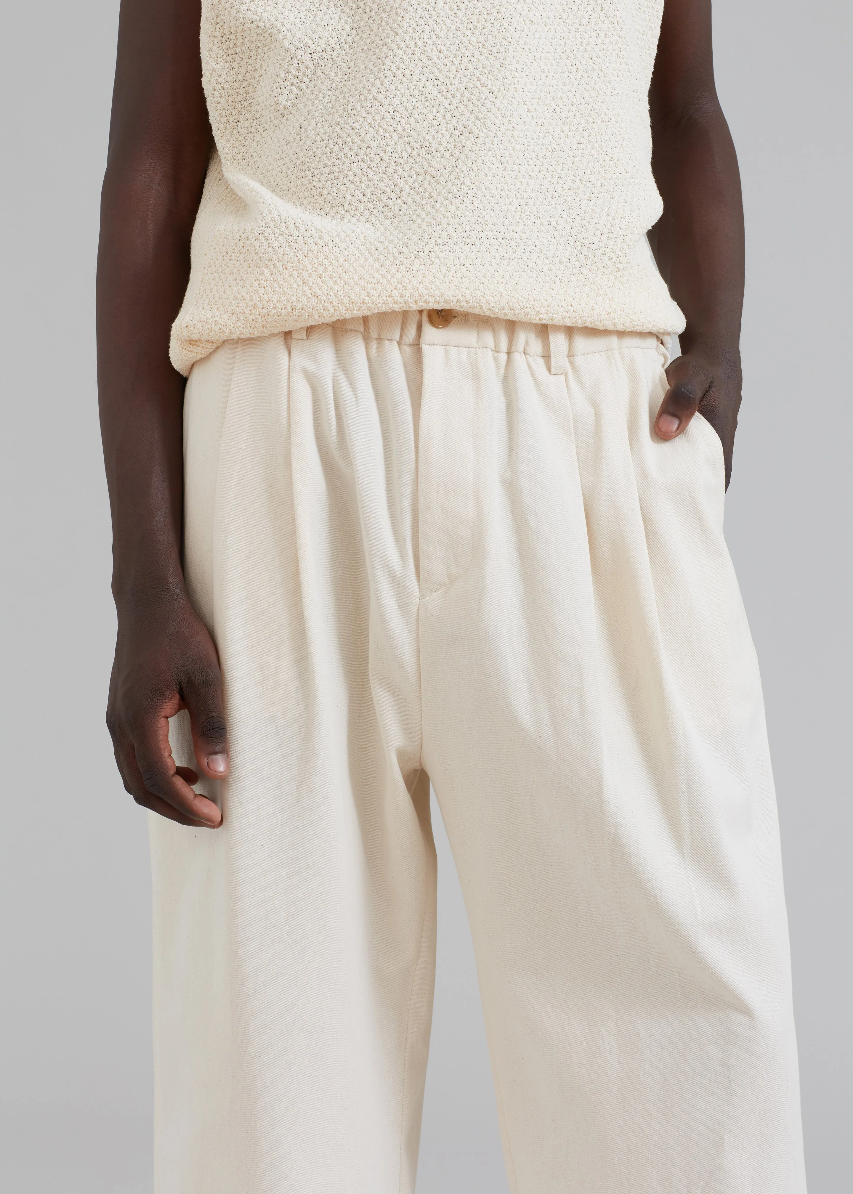 Charlie Pants - Cream sold by Frankie Shop product image thumbnail 3