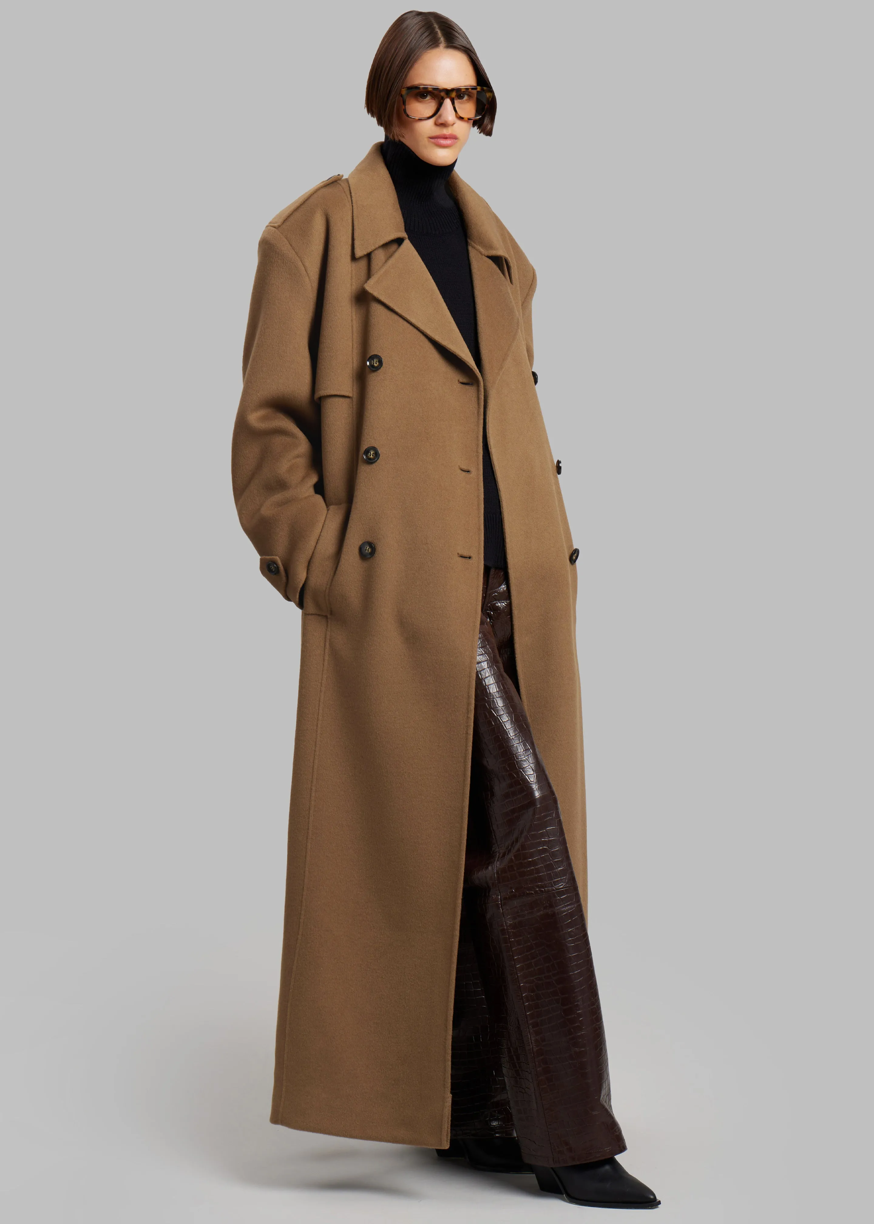 Nikola Padded Trench Coat - Camel sold by Frankie Shop product image thumbnail 5