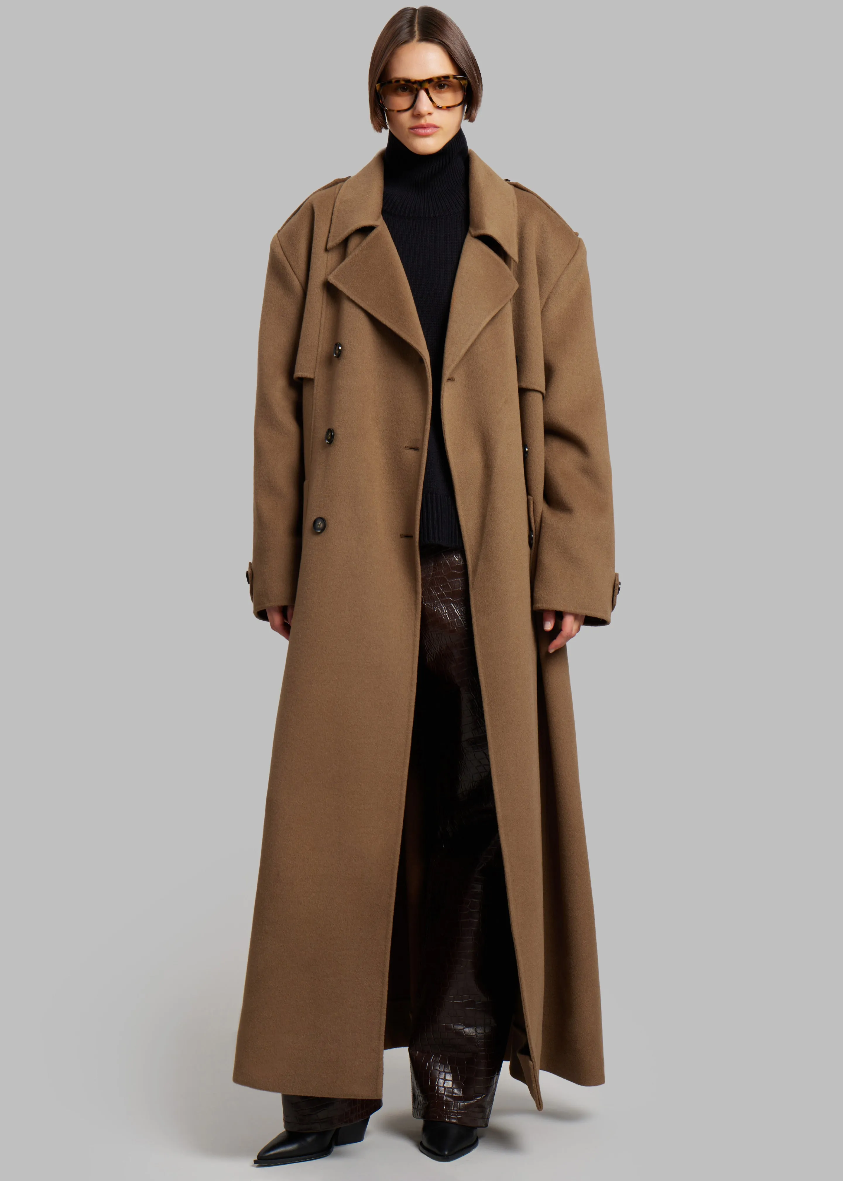 Nikola Padded Trench Coat - Camel sold by Frankie Shop product image thumbnail 4
