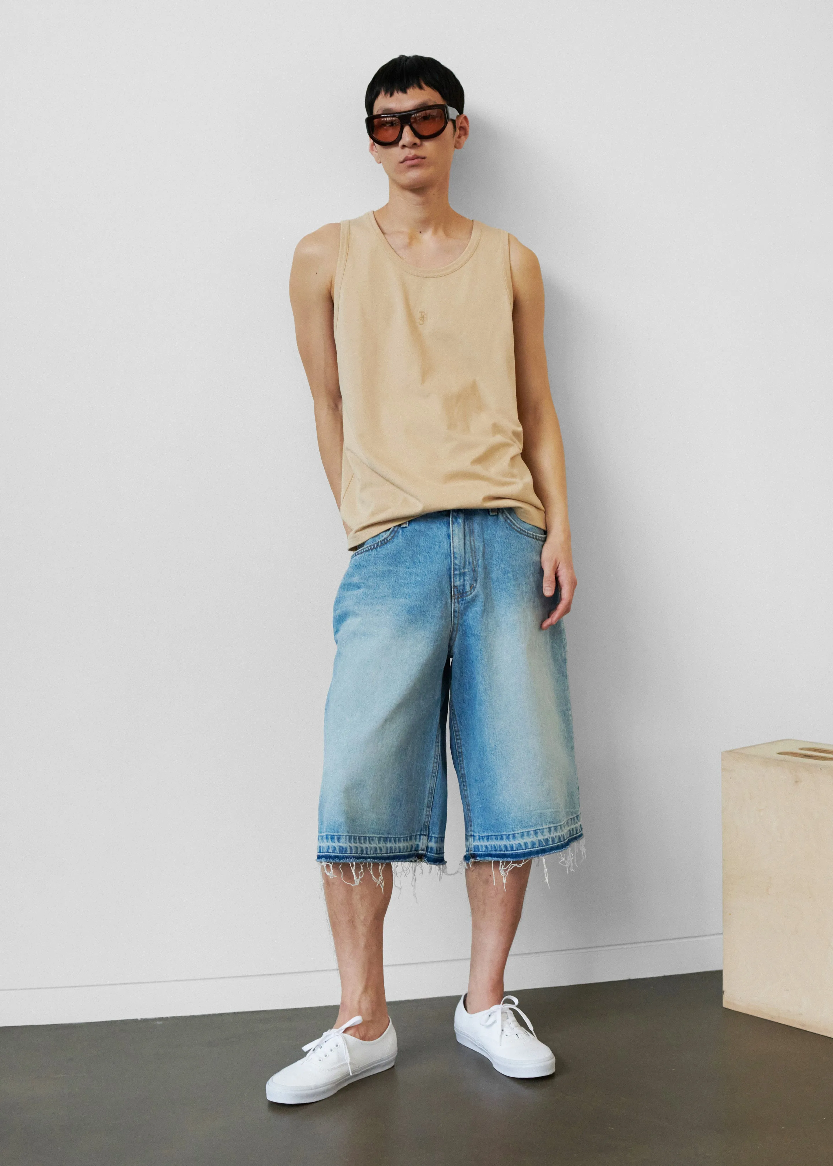 Rexy Embroidered Tank Top - Latte sold by Frankie Shop product image thumbnail 5