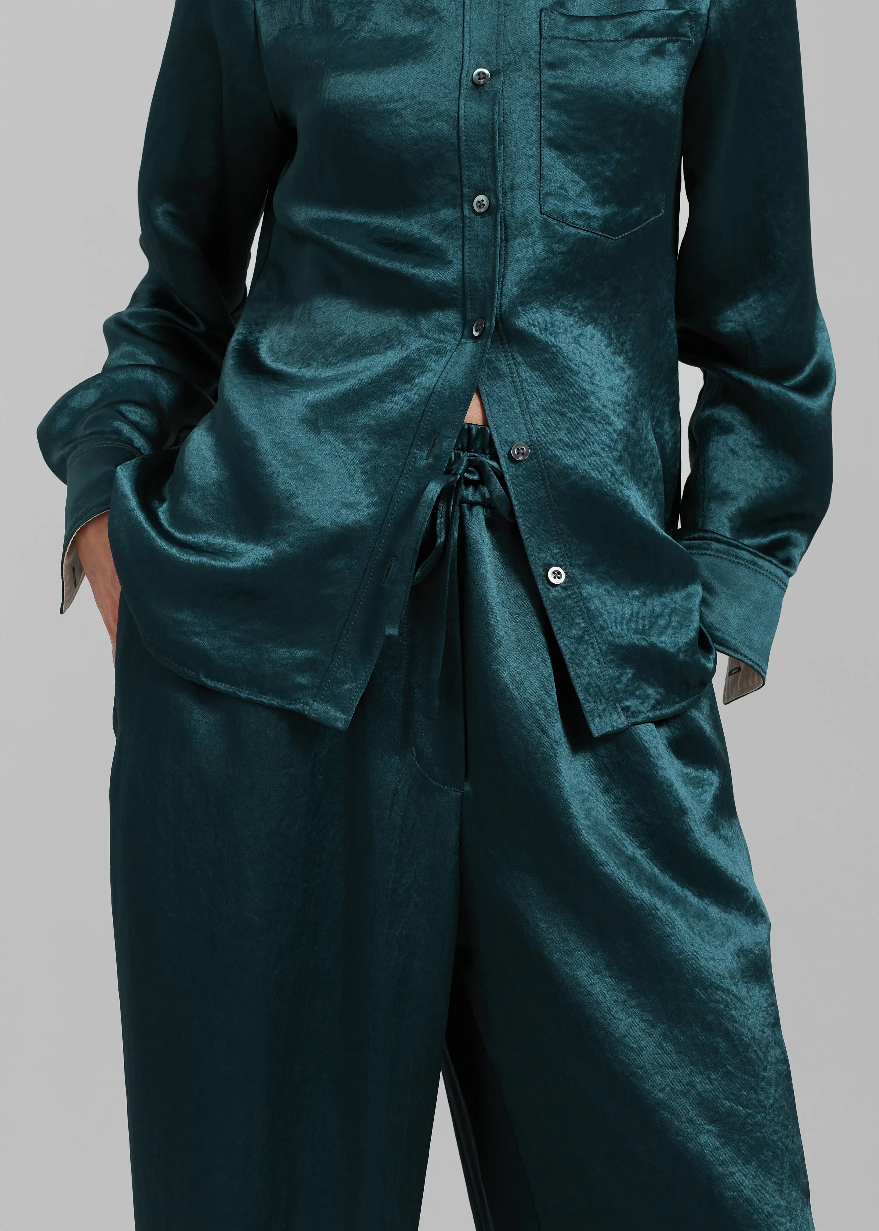 3.1 Phillip Lim Pajama Trousers - Deep Ocean sold by Frankie Shop product image thumbnail 3