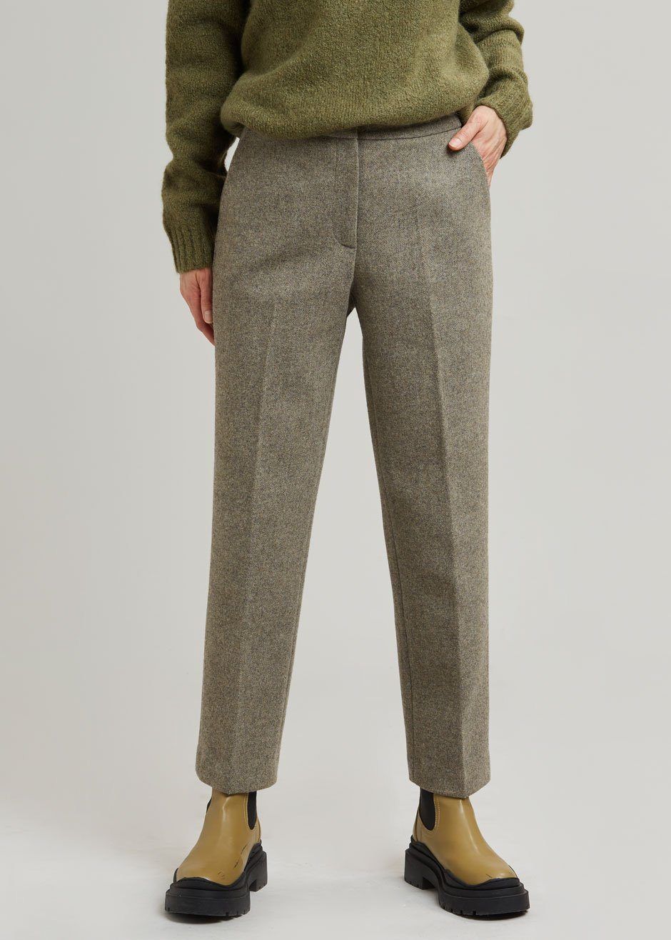 Elan Herringbone Pants - Taupe Melange sold by Frankie Shop product image thumbnail 4