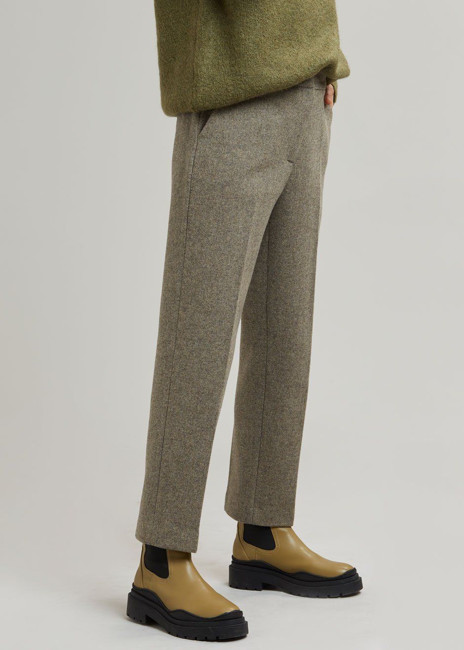 Elan Herringbone Pants - Taupe Melange sold by Frankie Shop product image thumbnail 2