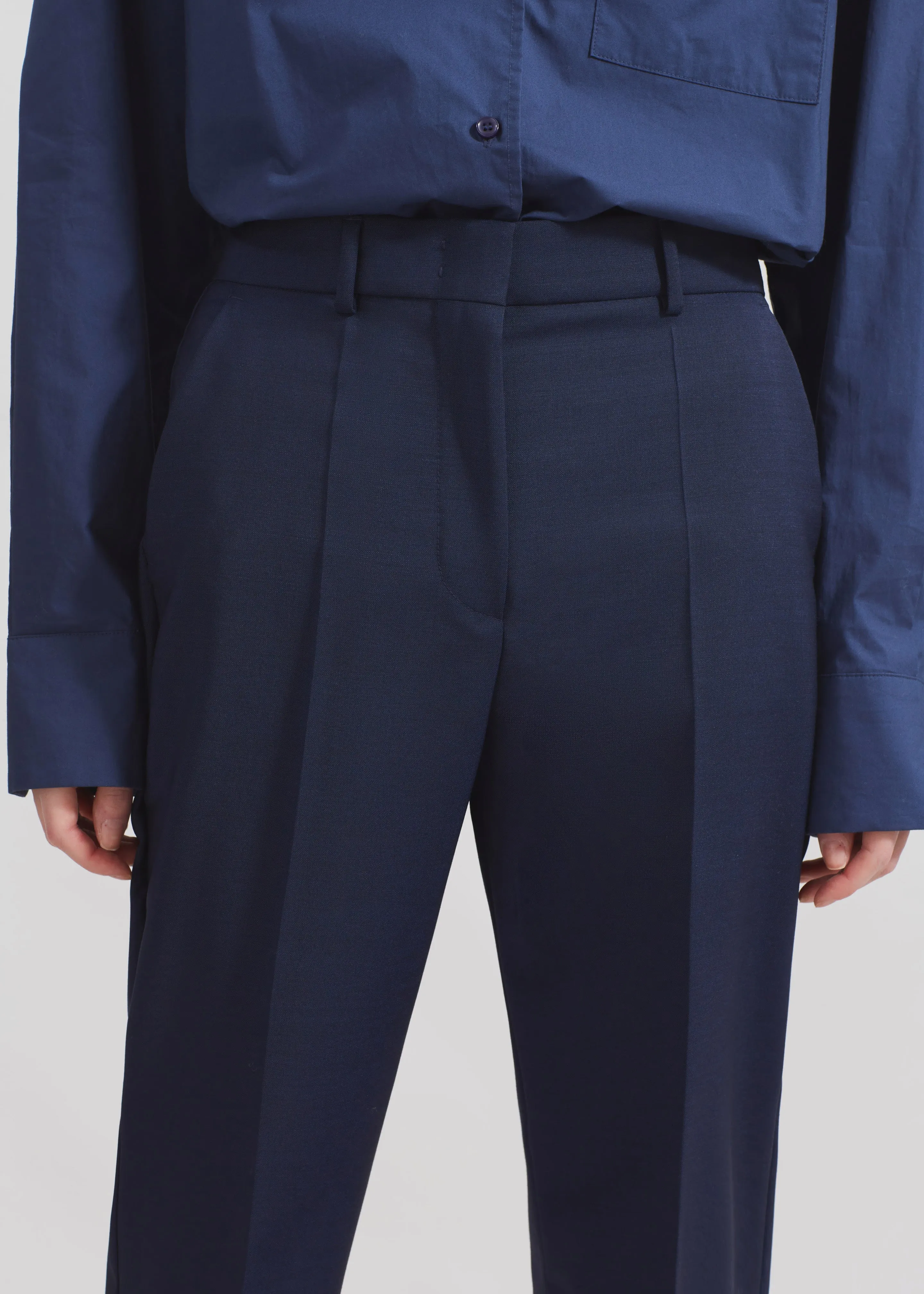 Sportmax Aeroso1234 Trousers - Ultramarine sold by Frankie Shop product image thumbnail 3
