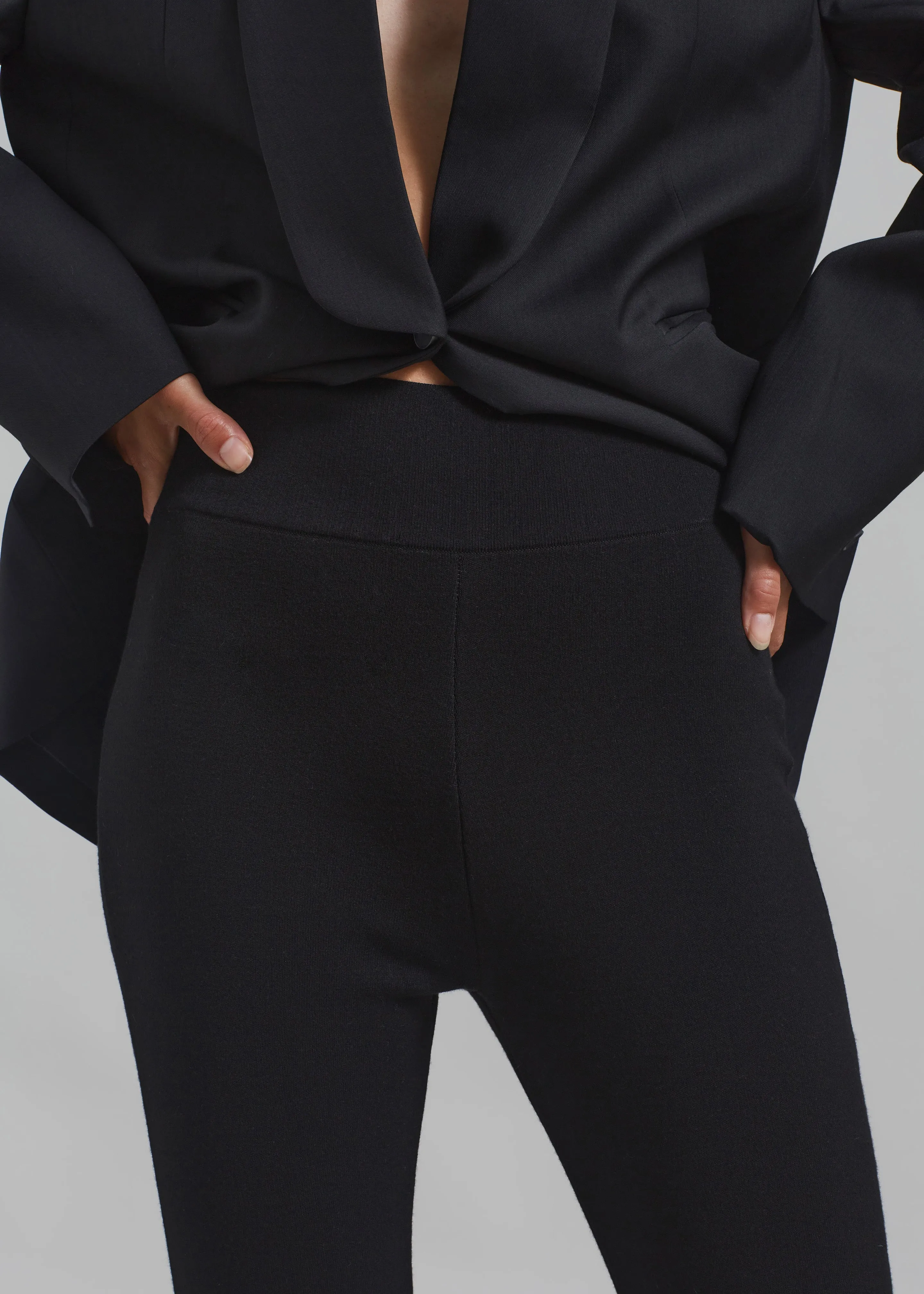 Cara Knit Leggings - Black sold by Frankie Shop product image thumbnail 2