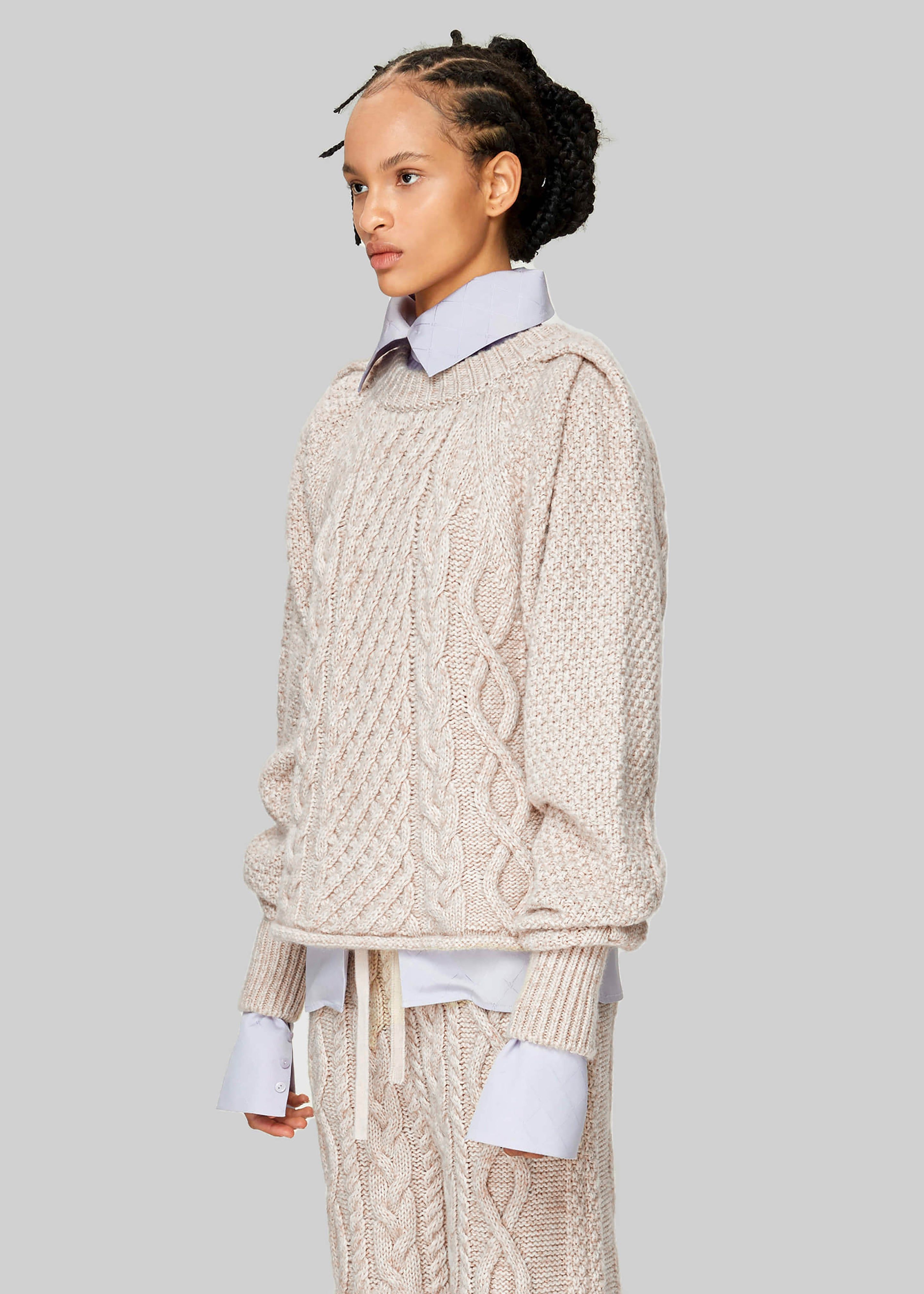 Low Classic Cable Top - Beige sold by Frankie Shop product image thumbnail 5
