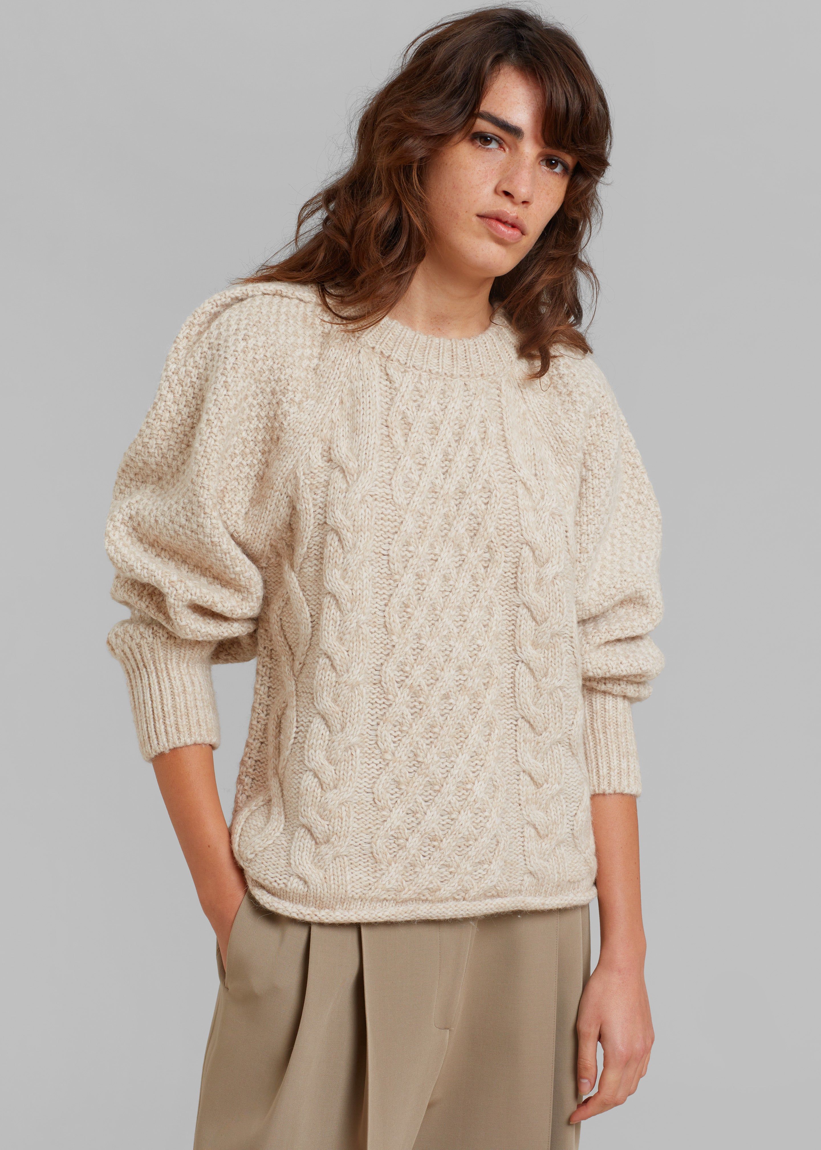 Low Classic Cable Top - Beige sold by Frankie Shop