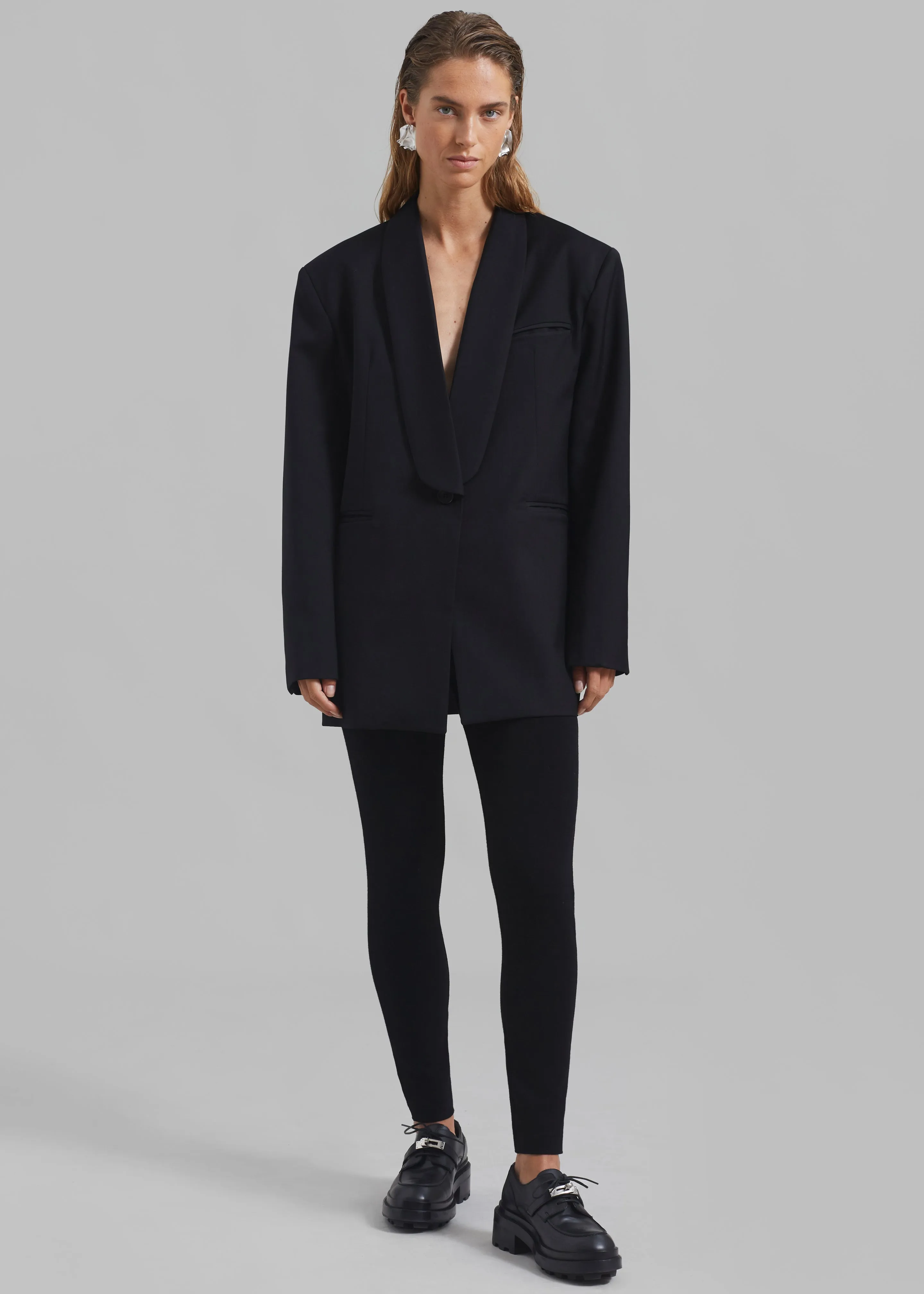 Cara Knit Leggings - Black sold by Frankie Shop product image thumbnail 3