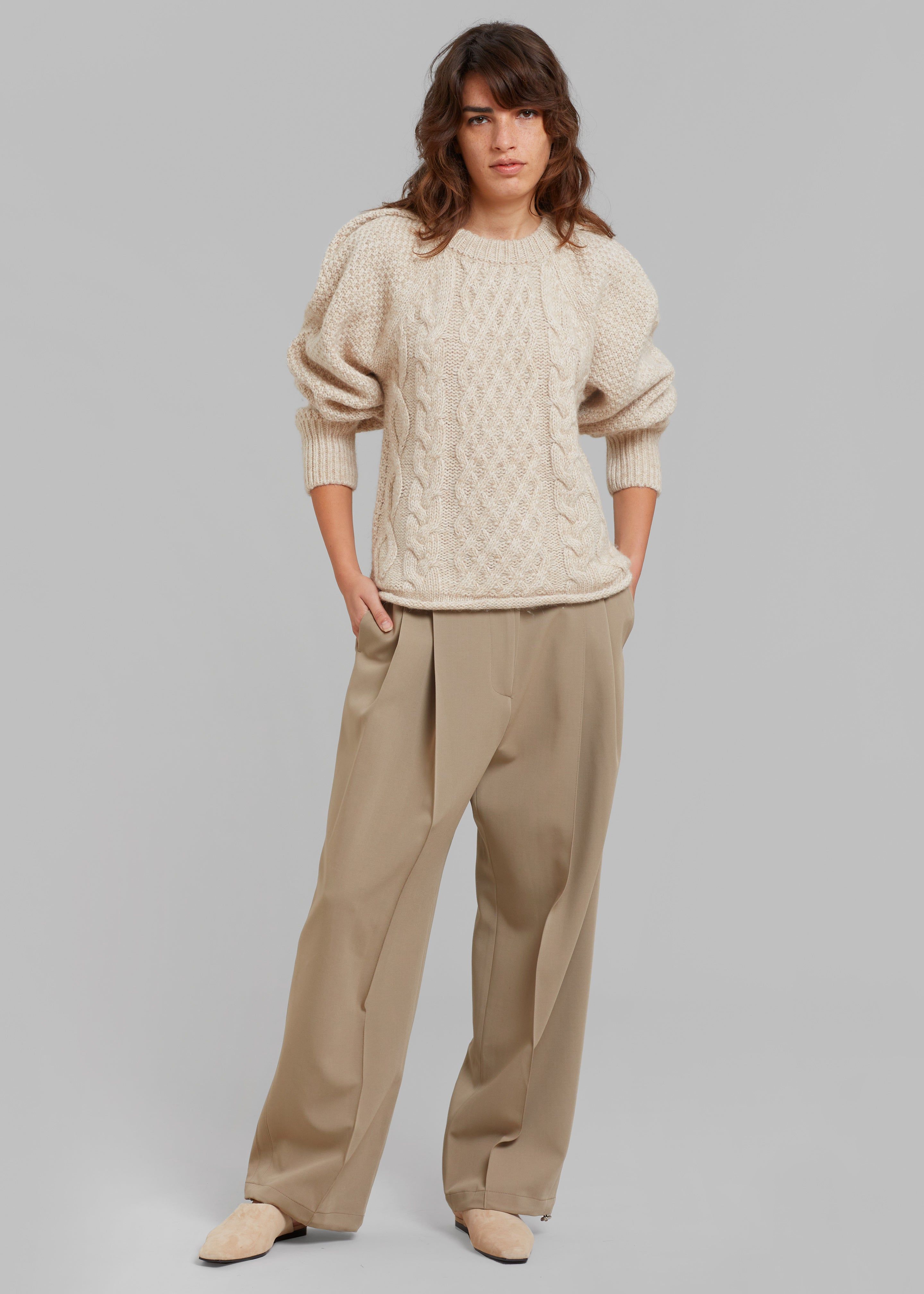 Low Classic Cable Top - Beige sold by Frankie Shop product image thumbnail 3