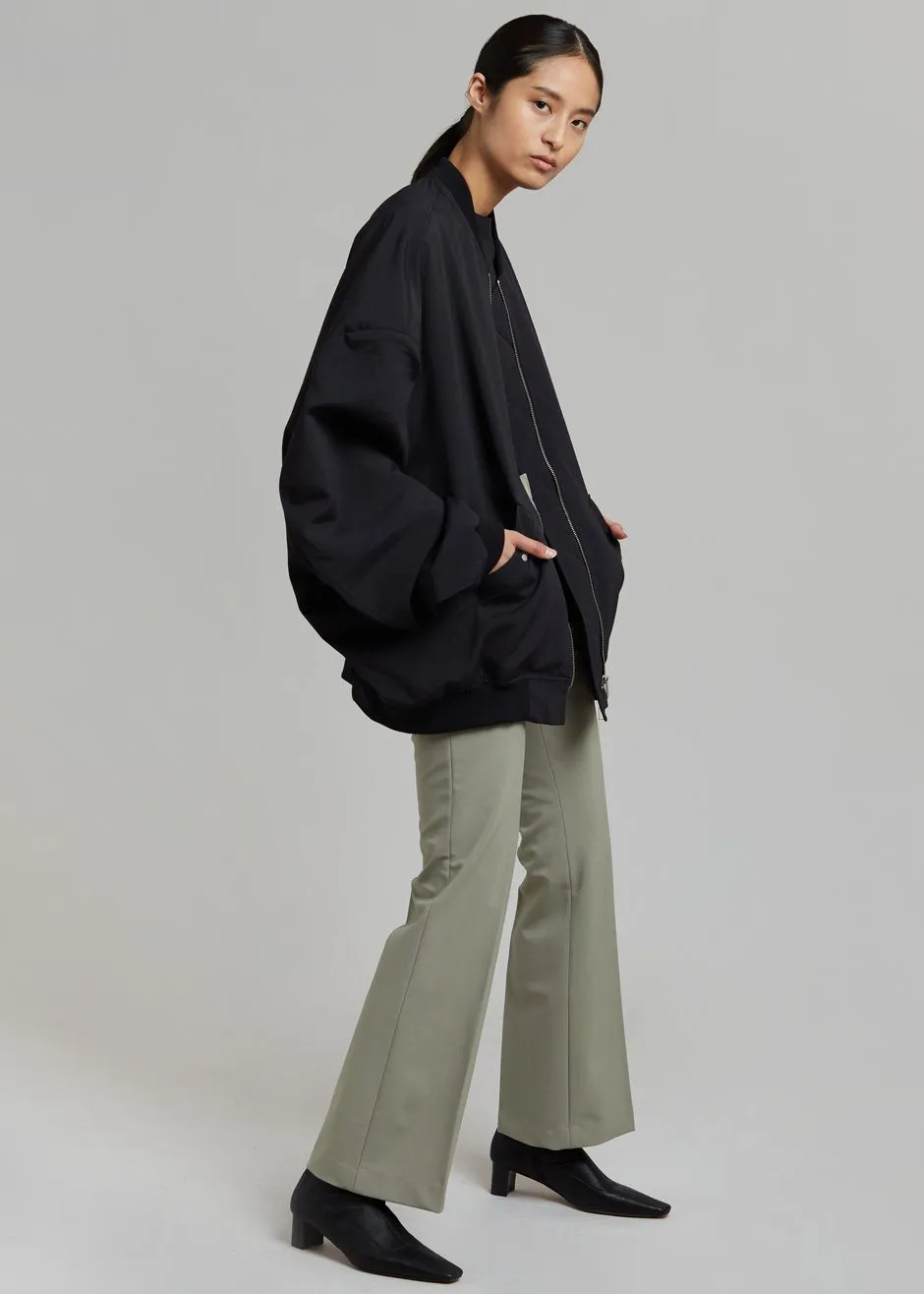 Lumi Bomber Jacket - Black sold by Frankie Shop