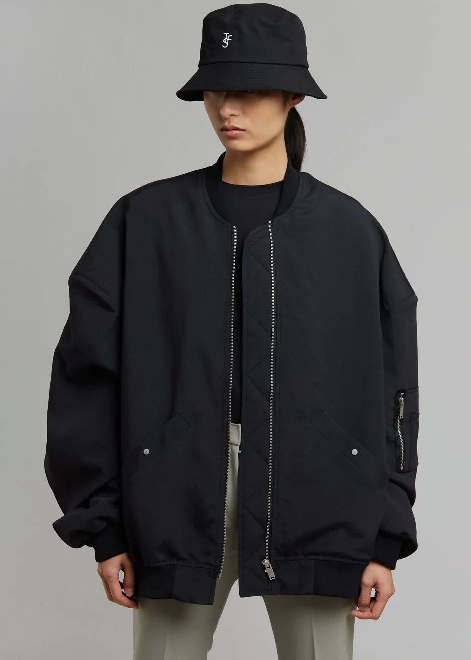 Lumi Bomber Jacket - Black sold by Frankie Shop product image thumbnail 4
