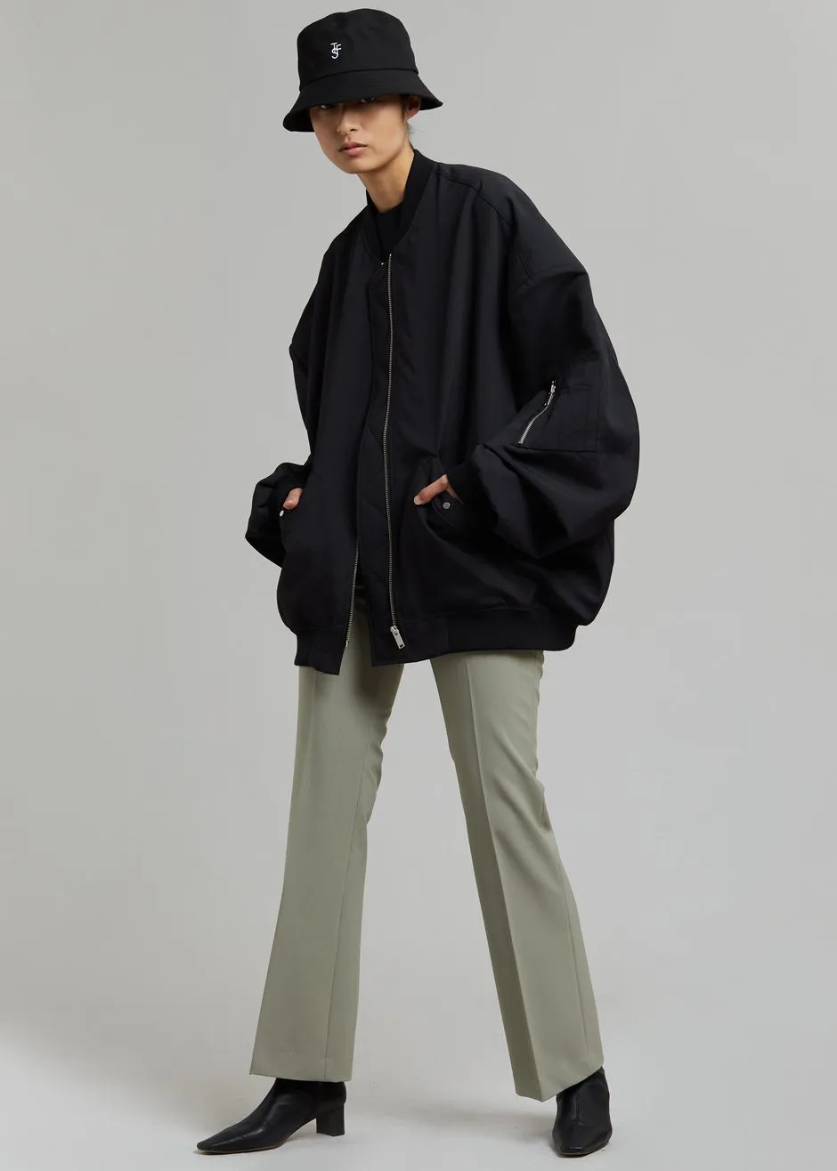 Lumi Bomber Jacket - Black sold by Frankie Shop product image thumbnail 3