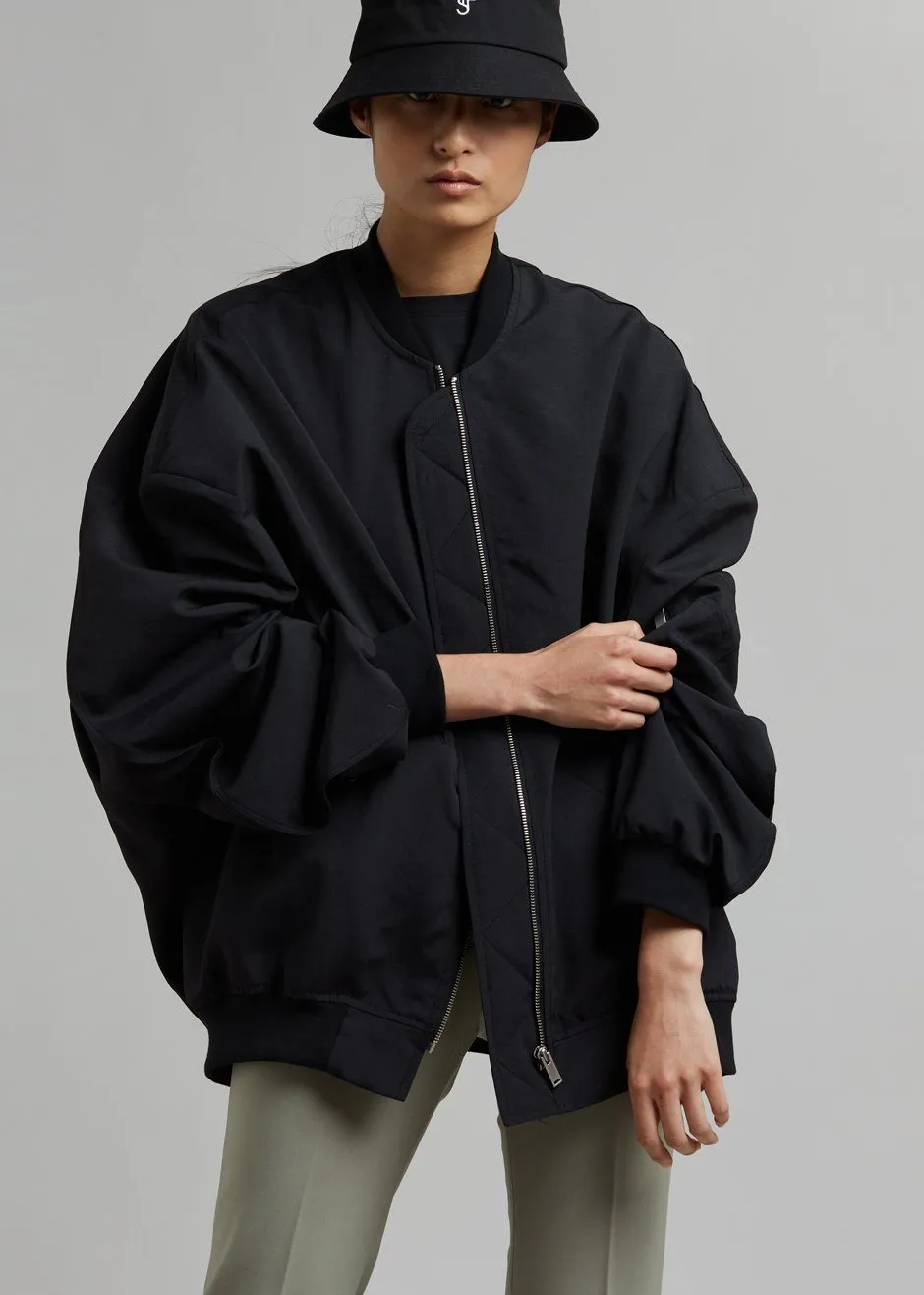 Lumi Bomber Jacket - Black sold by Frankie Shop product image thumbnail 2