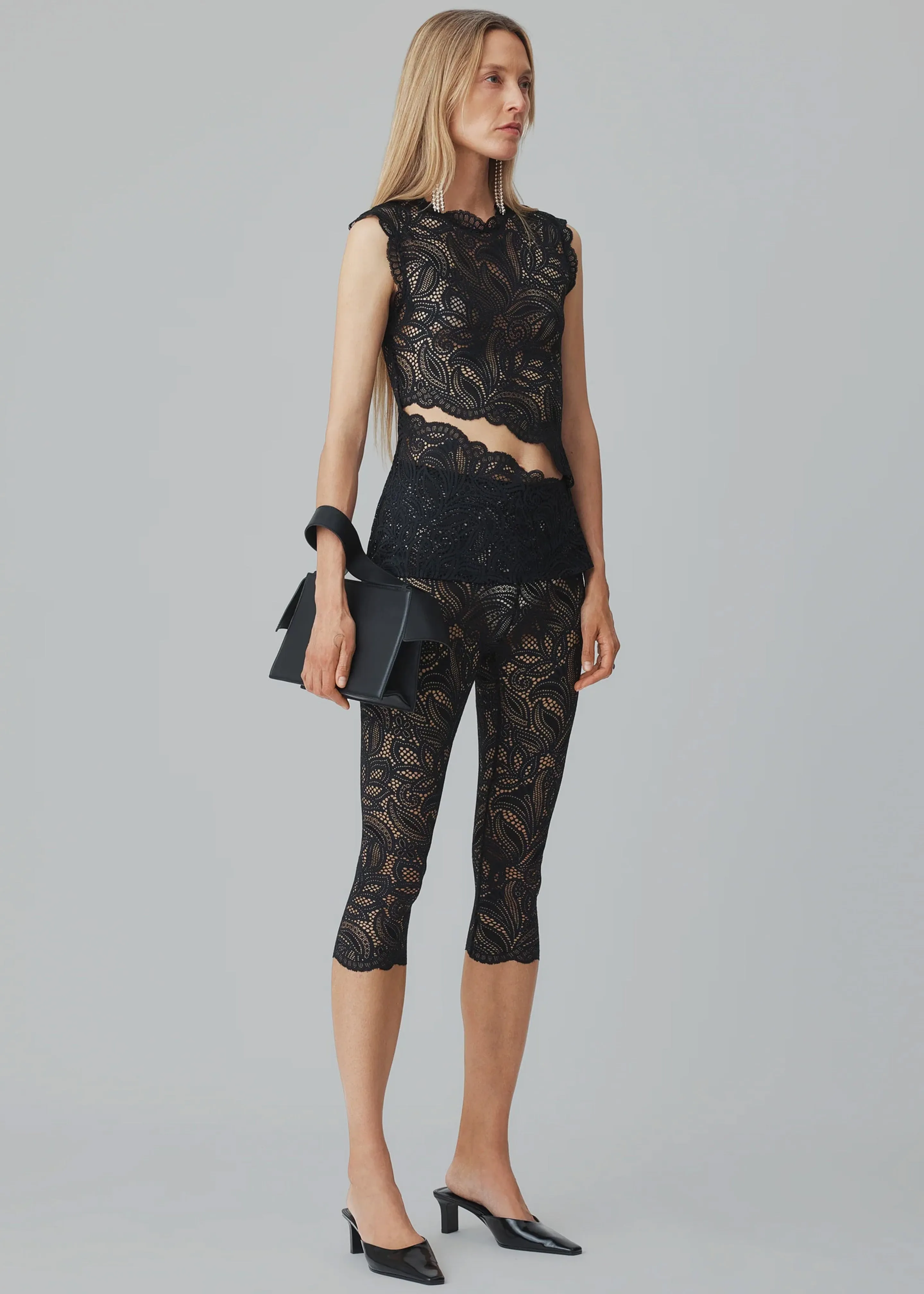 Beaufille Cassia Capri Leggings - Black sold by Frankie Shop product image thumbnail 3