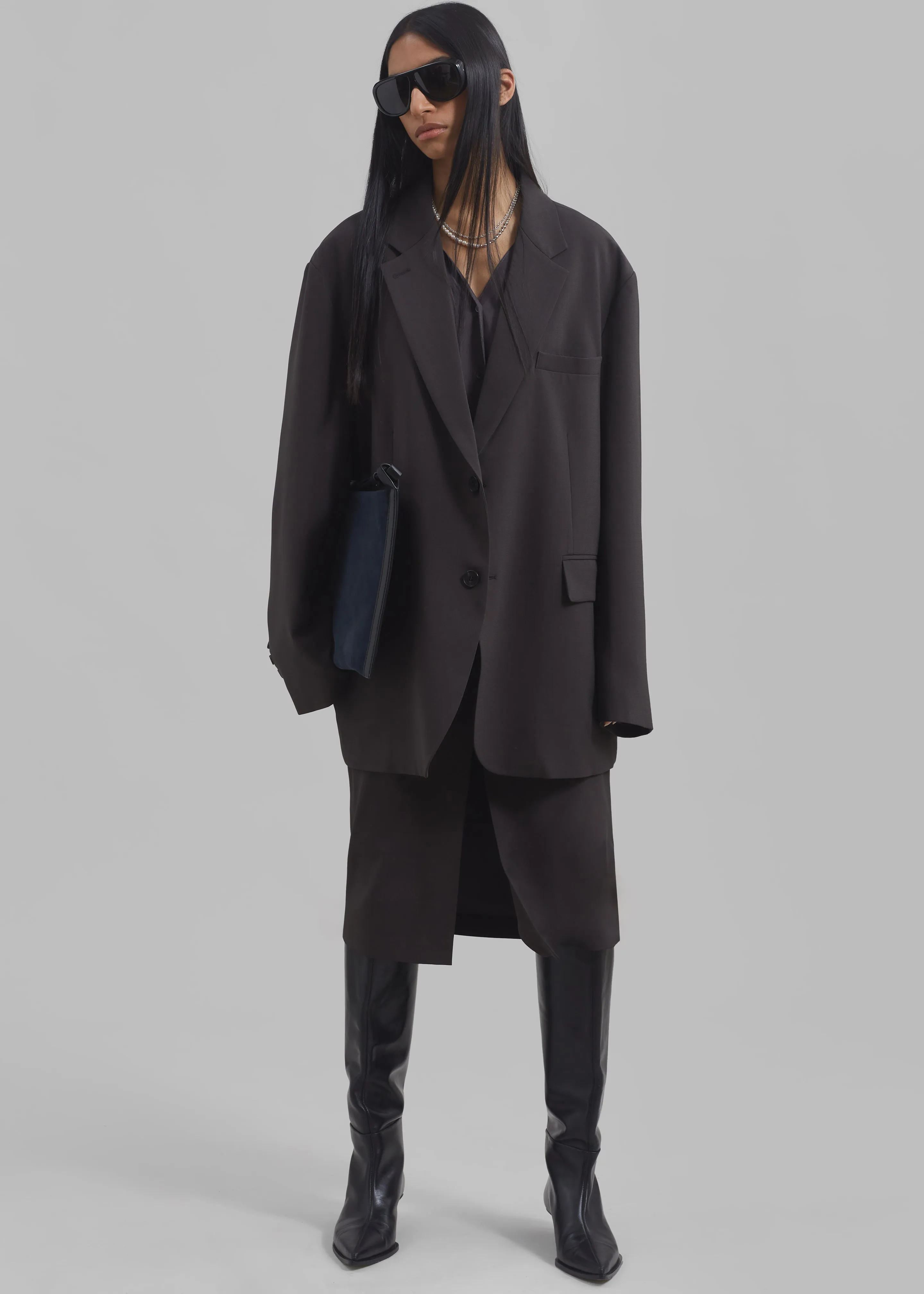 Brooklyn Blazer - Charcoal sold by Frankie Shop product image thumbnail 2