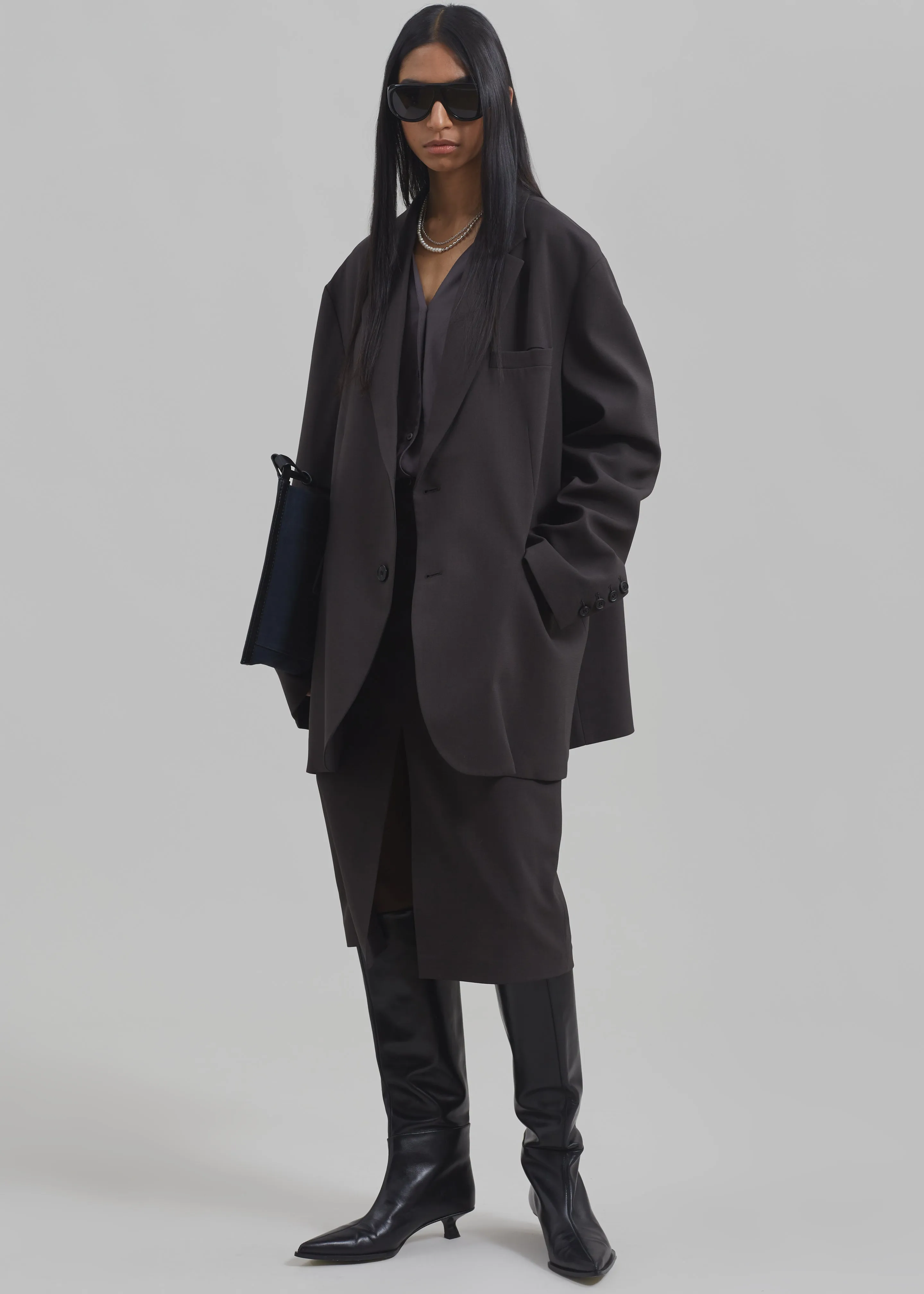 Brooklyn Blazer - Charcoal sold by Frankie Shop product image thumbnail 5