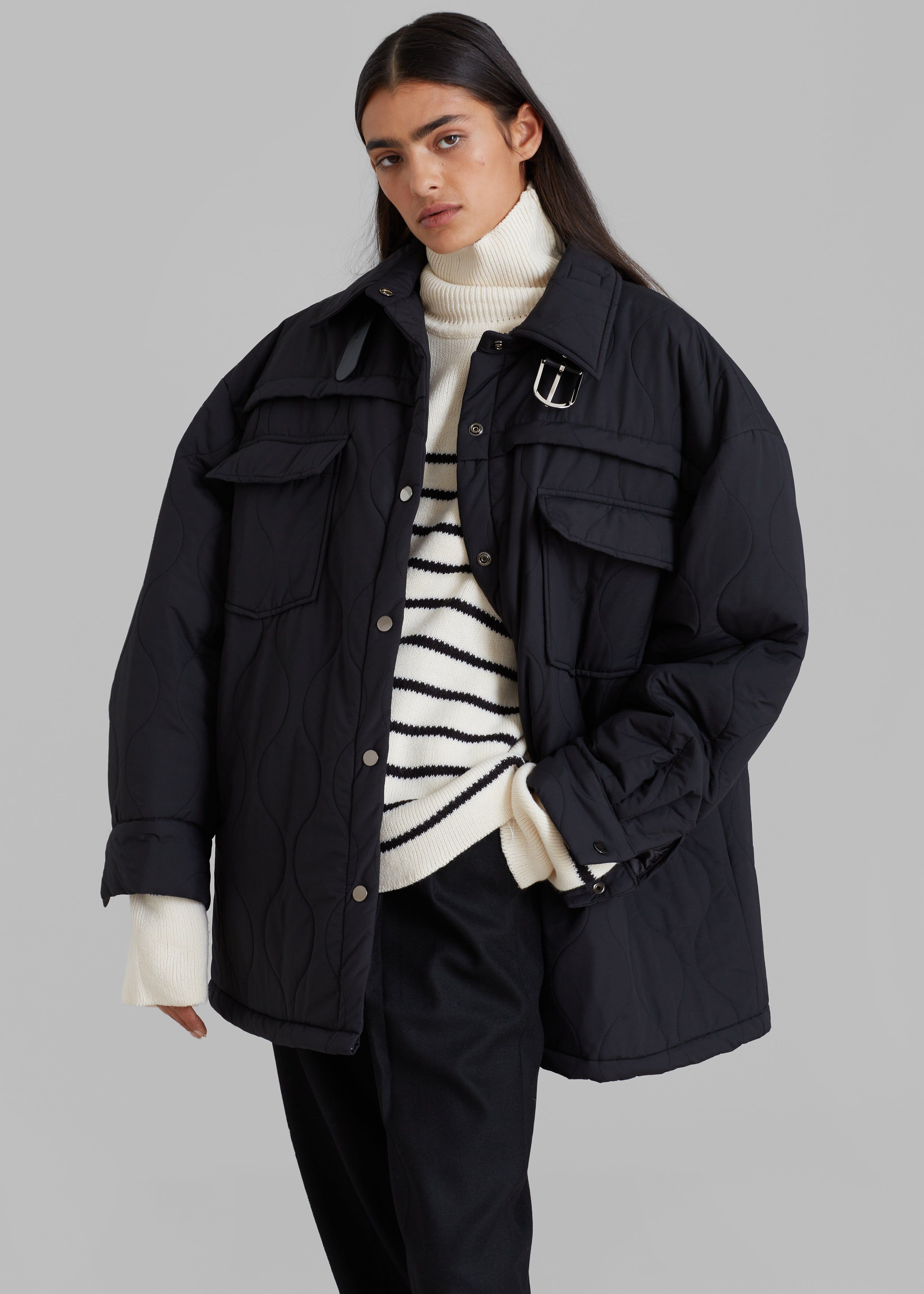 Jay Quilted Jacket - Black sold by Frankie Shop product image thumbnail 5