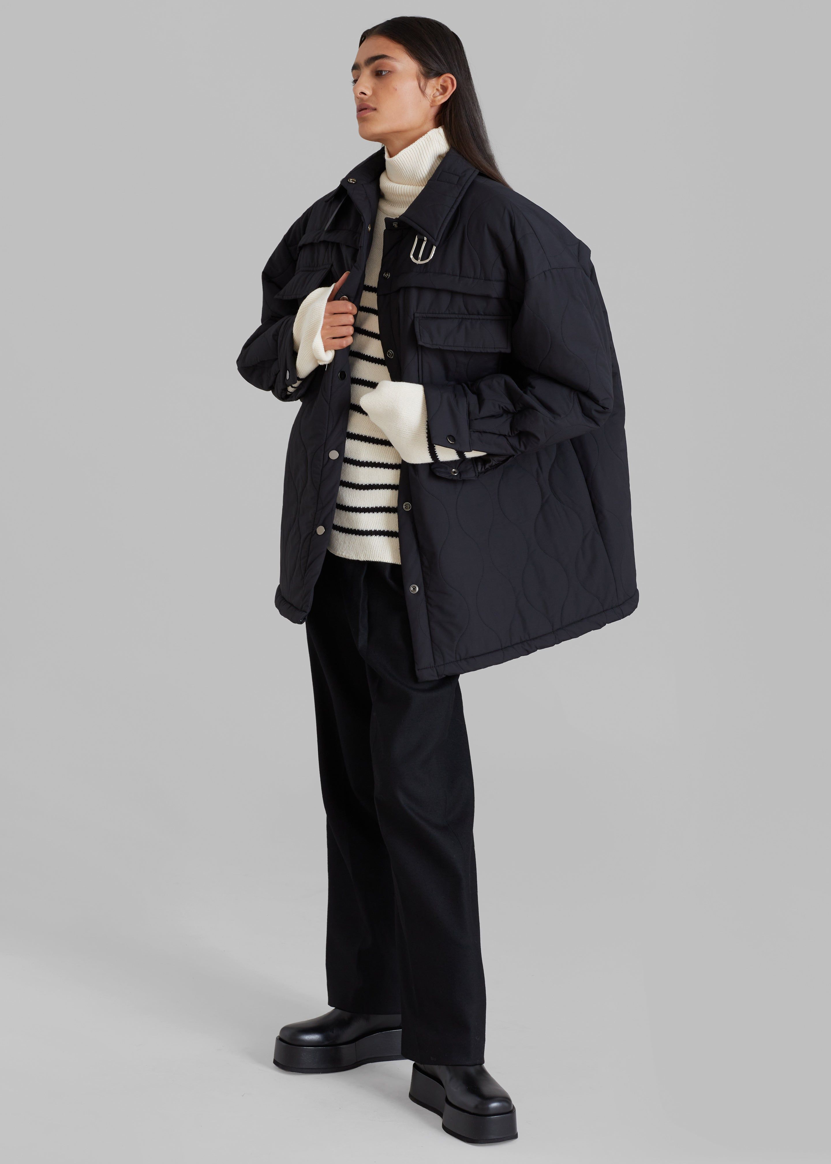 Jay Quilted Jacket - Black sold by Frankie Shop product image thumbnail 3