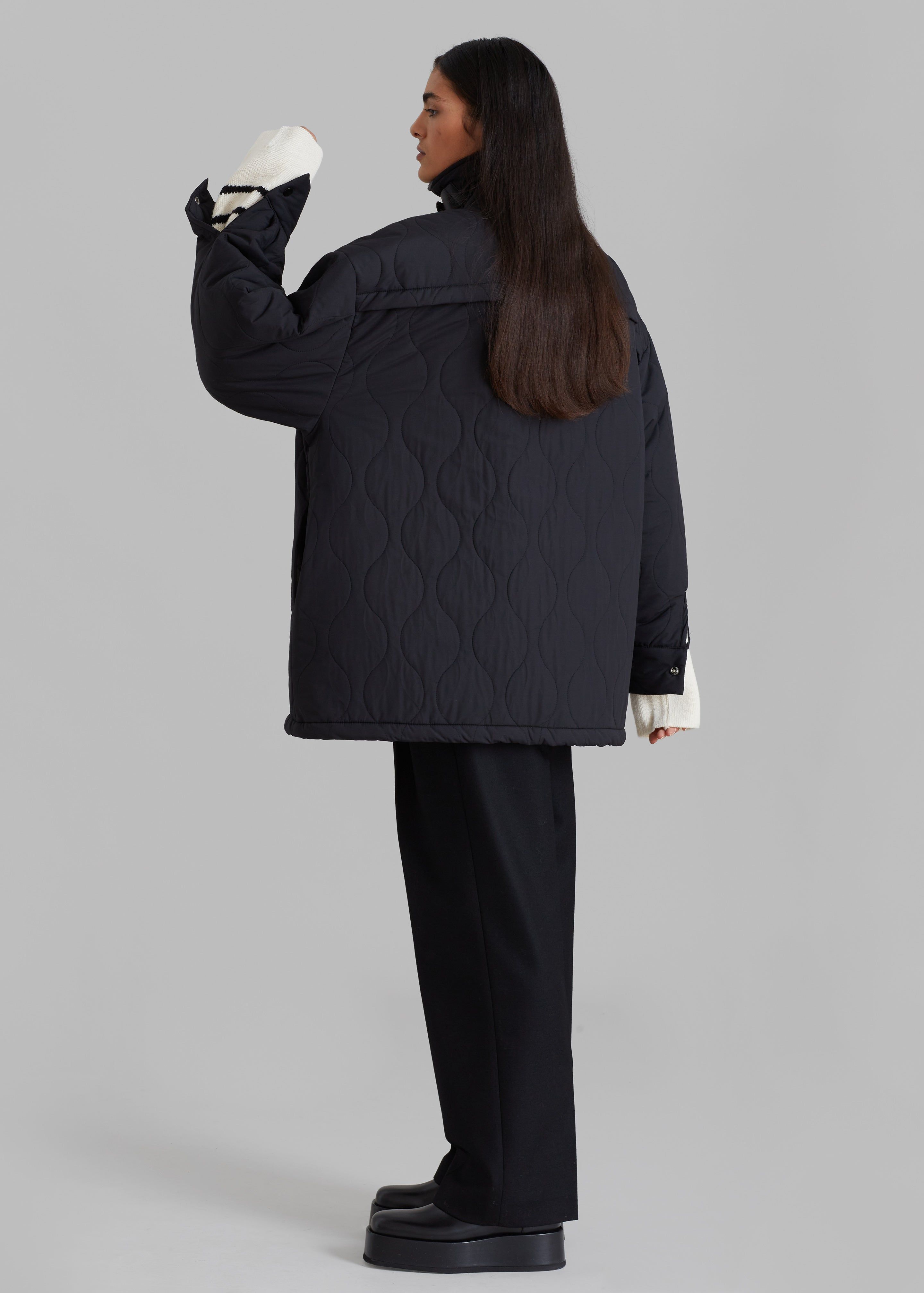 Jay Quilted Jacket - Black sold by Frankie Shop product image thumbnail 6