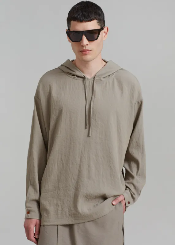 Heith Light Hoodie - Olive sold by Frankie Shop