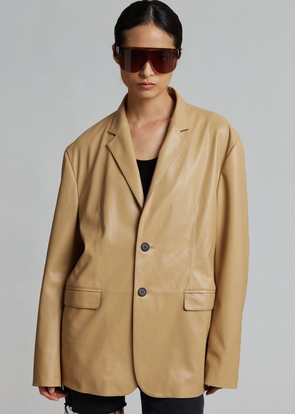 Olympia Blazer - Butter sold by Frankie Shop product image thumbnail 9